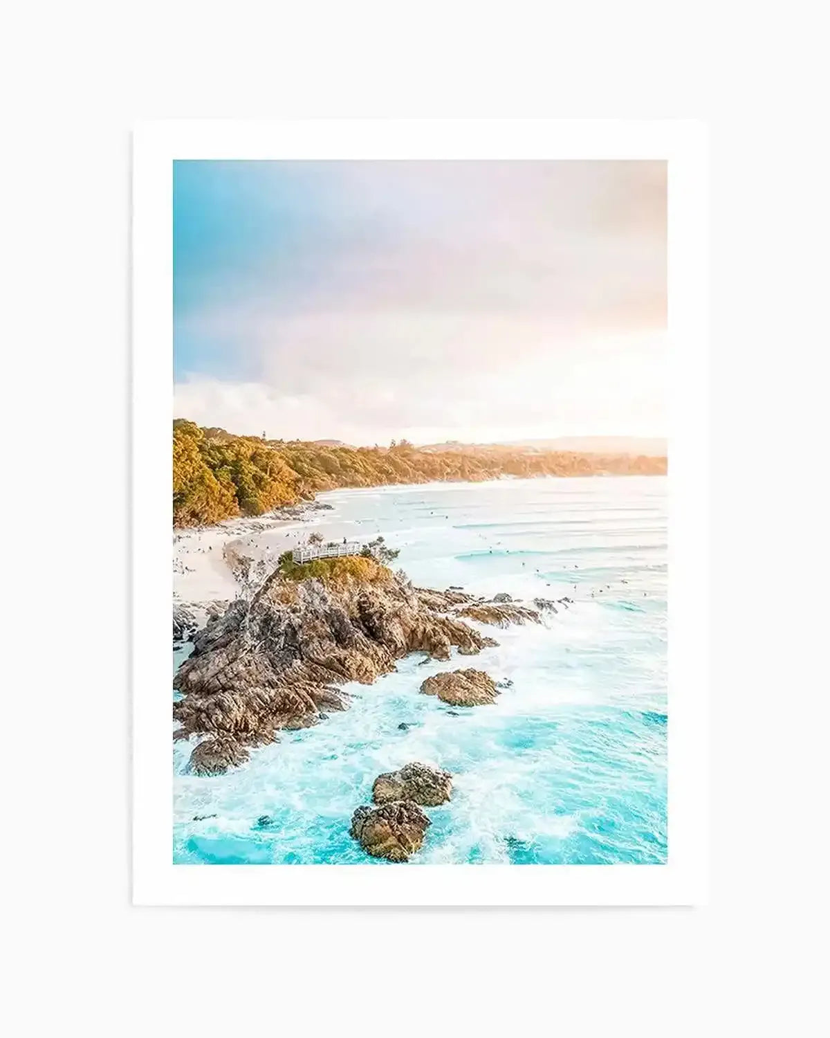 The Pass Lookout | Byron Bay Art Print from Olive et Oriel where you can shop wallpaper and artworks online