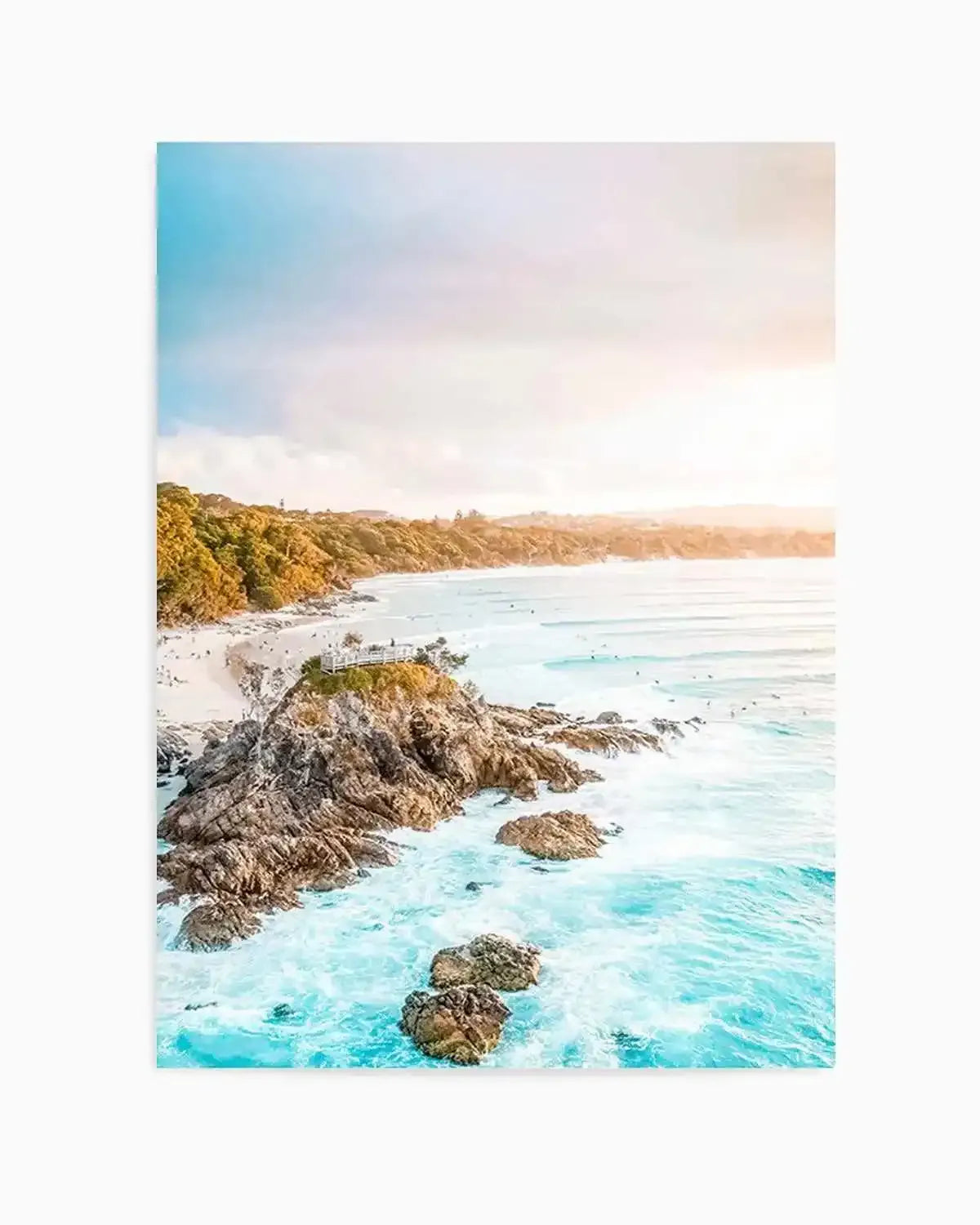 The Pass Lookout | Byron Bay Art Print from Olive et Oriel where you can shop wallpaper and artworks online