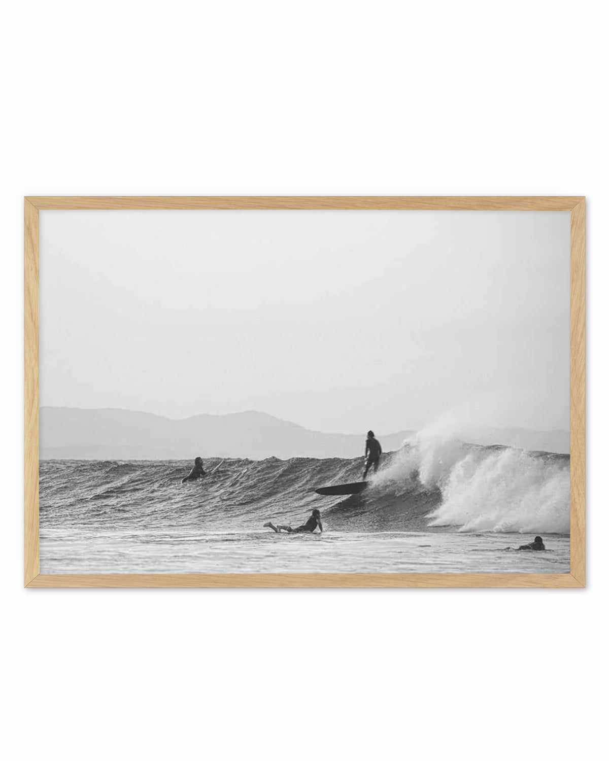 The Pass Surf I B&W Art Print