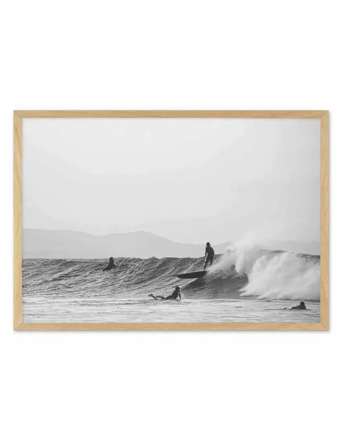The Pass Surf I B&W Art Print from Olive et Oriel where you can shop wallpaper and artworks online