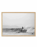 The Pass Surf I B&W Art Print