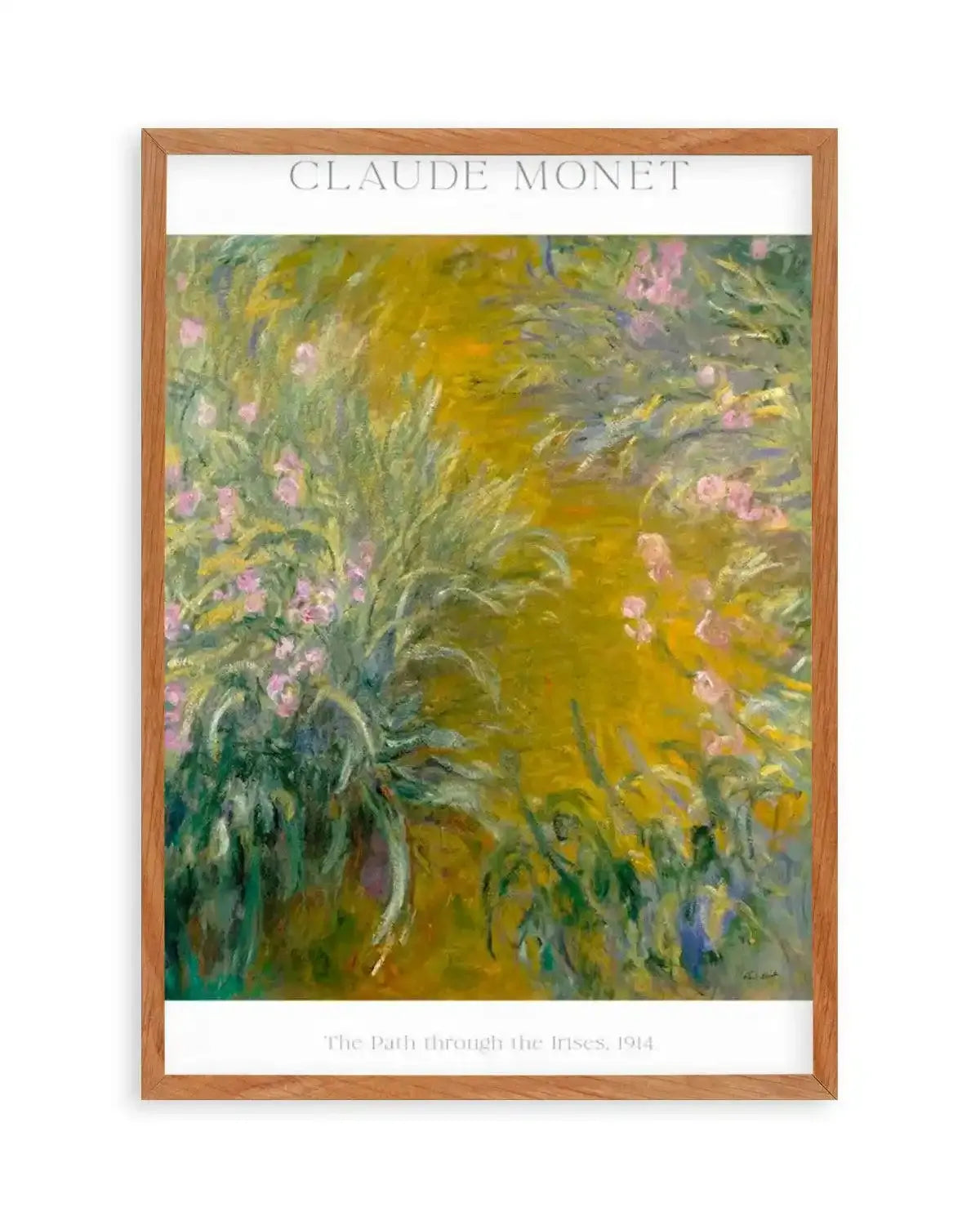 The Path Through the Irises by Claude Monet Art Print from Olive et Oriel where you can shop wallpaper and artworks online