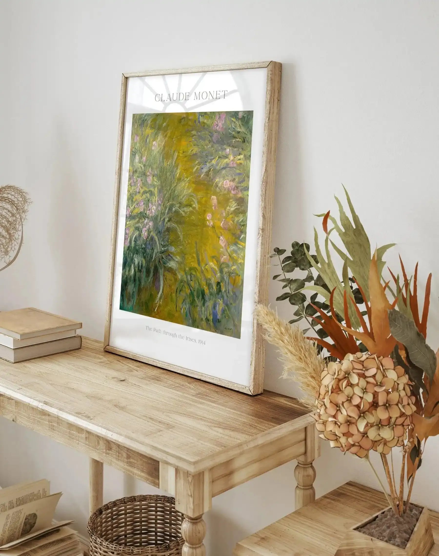 The Path Through the Irises by Claude Monet Art Print-PRINT-Olive et Oriel-Olive et Oriel-Buy-Australian-Art-Prints-Online-with-Olive-et-Oriel-Your-Artwork-Specialists-Austrailia-Decorate-With-Coastal-Photo-Wall-Art-Prints-From-Our-Beach-House-Artwork-Collection-Fine-Poster-and-Framed-Artwork