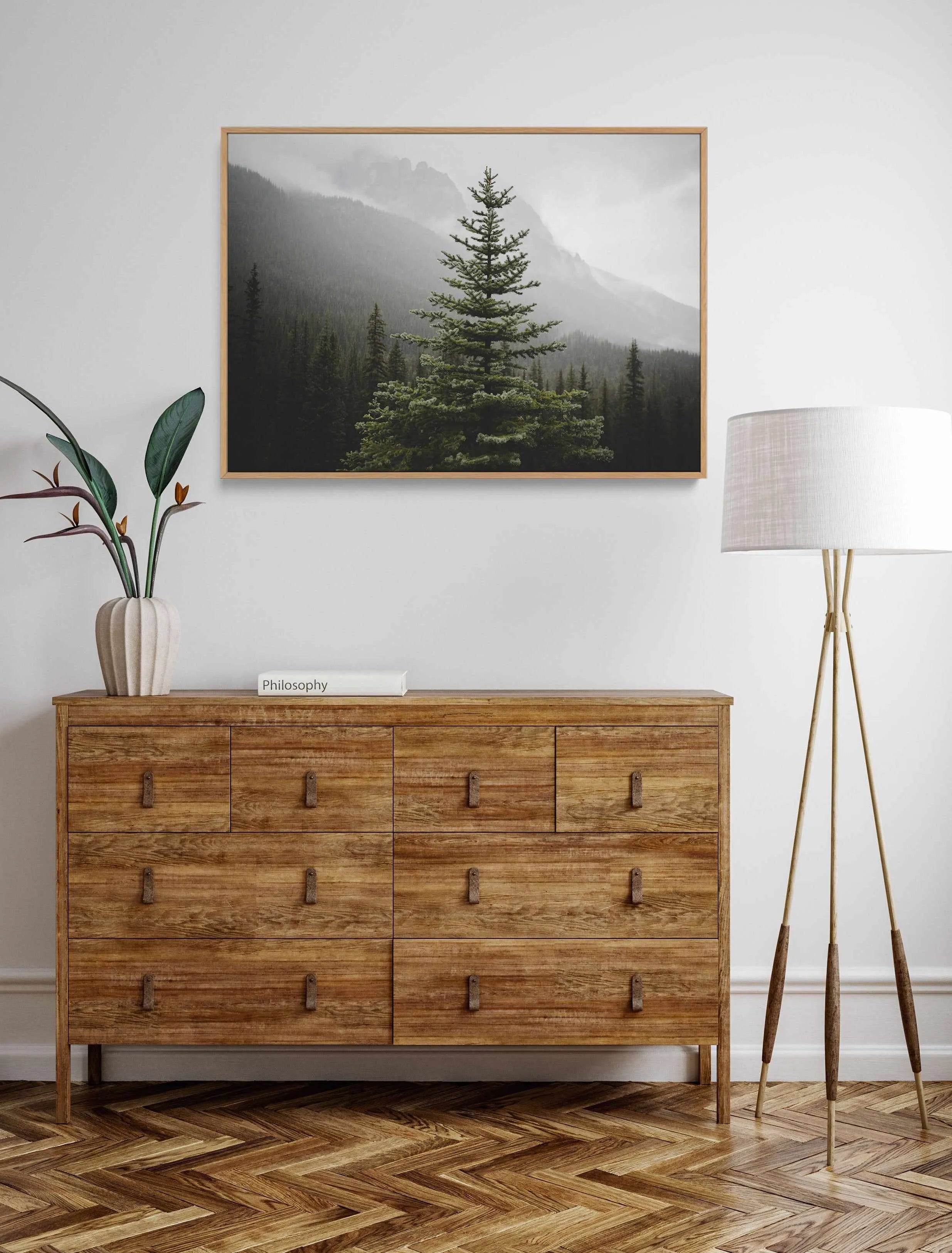 The Pine by Kalen X | Framed Canvas Art Print from Olive et Oriel where you can shop wallpaper and artworks online