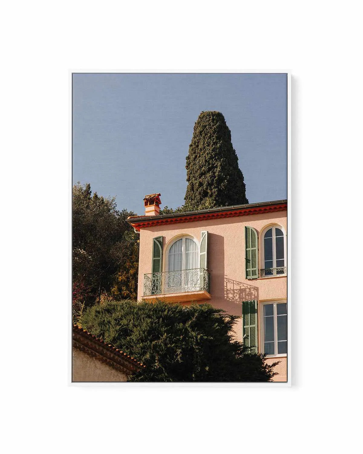 The Pink House by Jovani Demetrie | Framed Canvas Art Print from Olive et Oriel where you can shop wallpaper and artworks online
