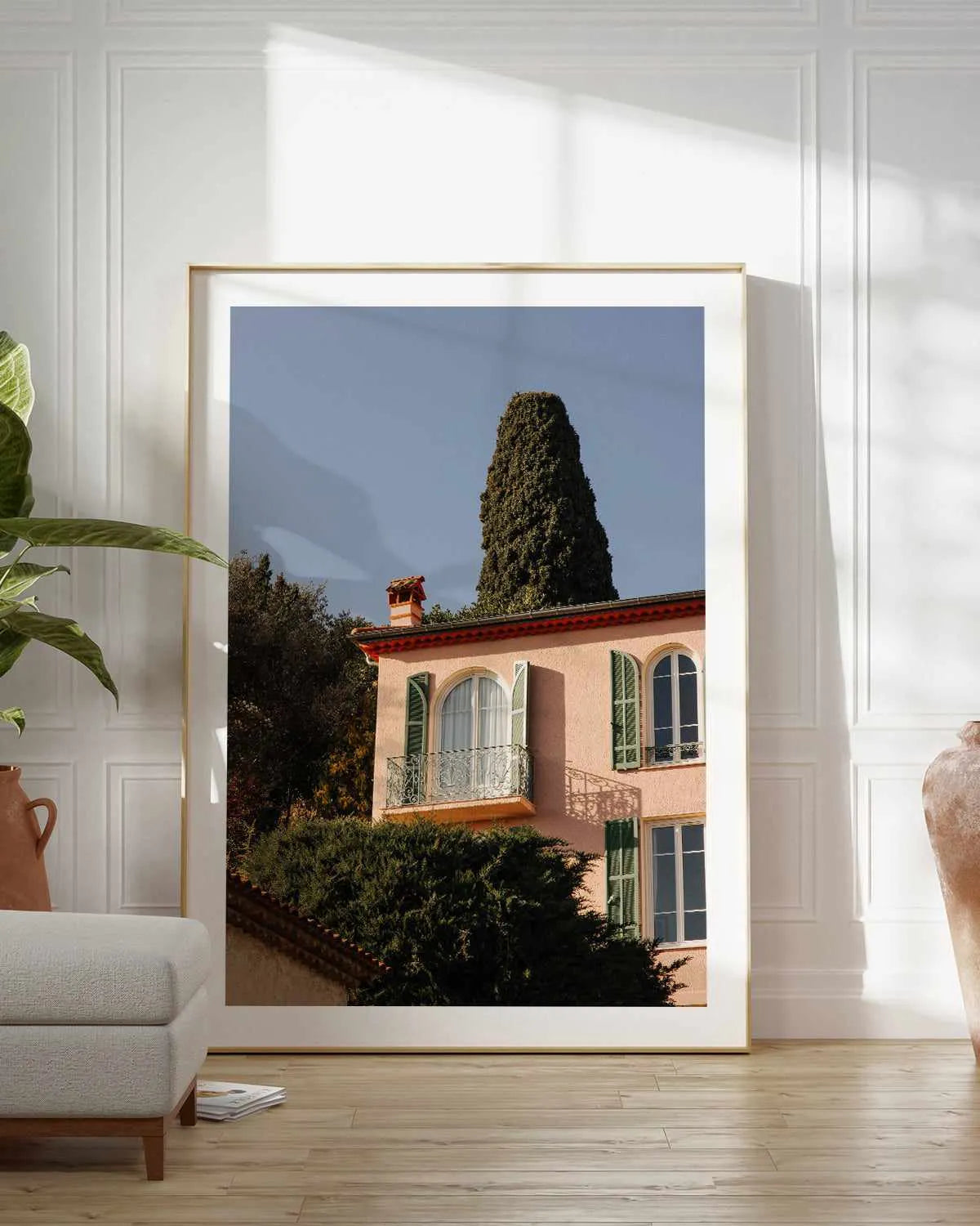 The Pink House by Jovani Demetrie Art Print from Olive et Oriel where you can shop wallpaper and artworks online