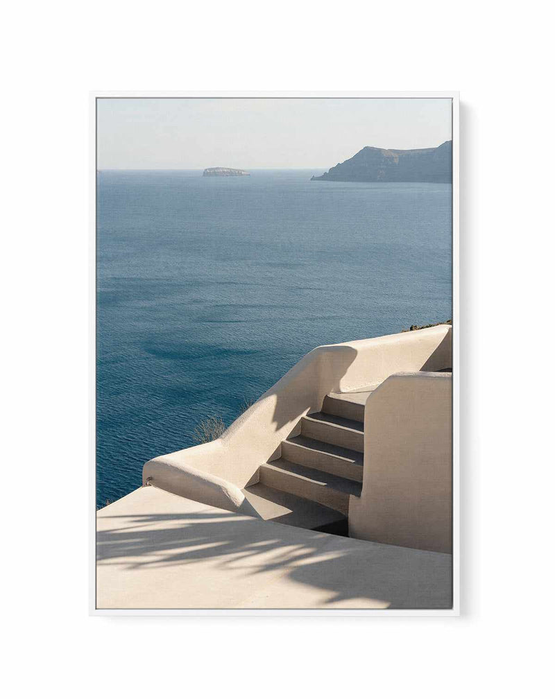 The Poetry of Stairs By Minorstep | Framed Canvas Art Print