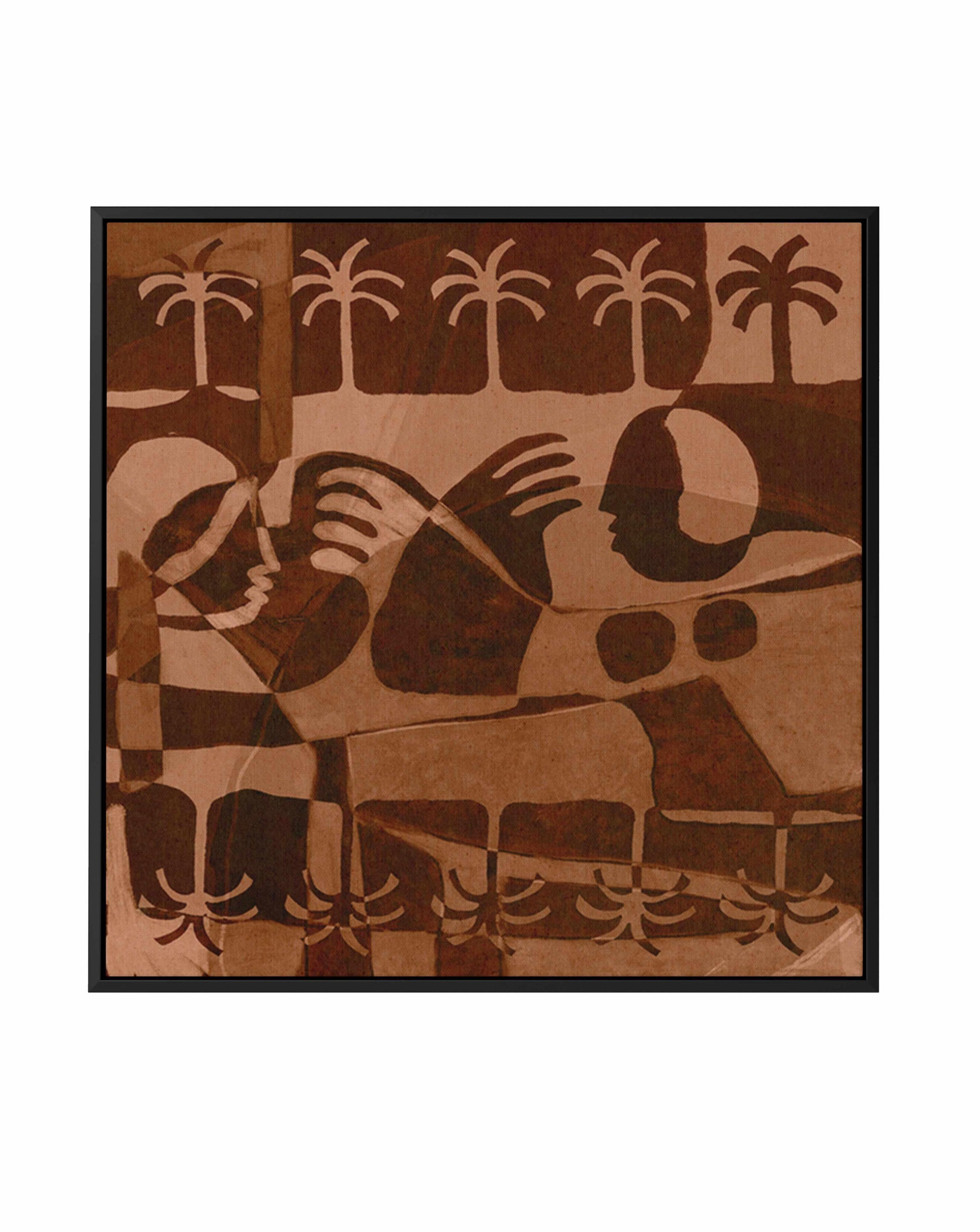 The Quiet Of Being 1 by Shatha Al Dafai | Framed Canvas Art Print from Olive et Oriel where you can shop wallpaper and artworks online