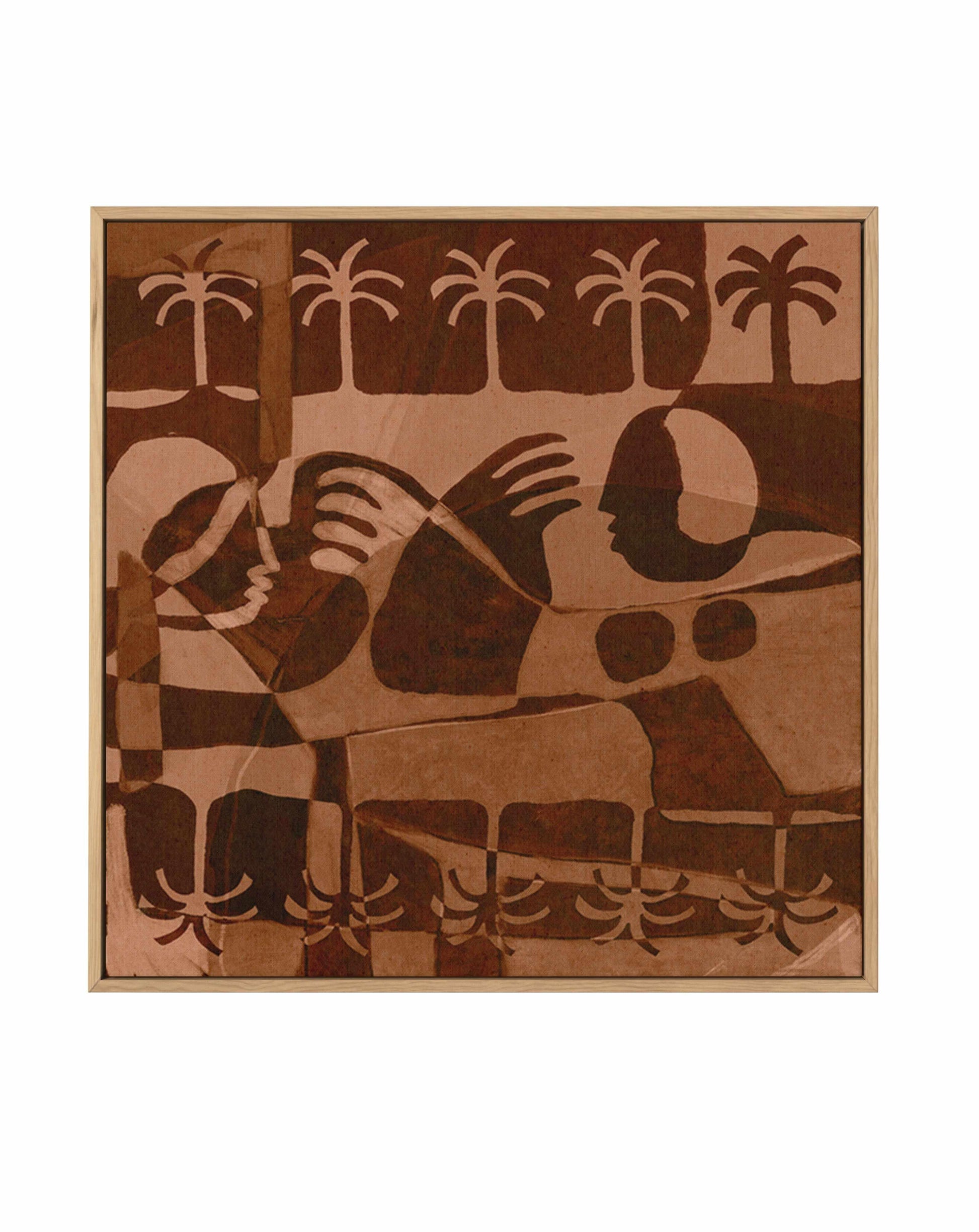 The Quiet Of Being 1 by Shatha Al Dafai | Framed Canvas Art Print from Olive et Oriel where you can shop wallpaper and artworks online