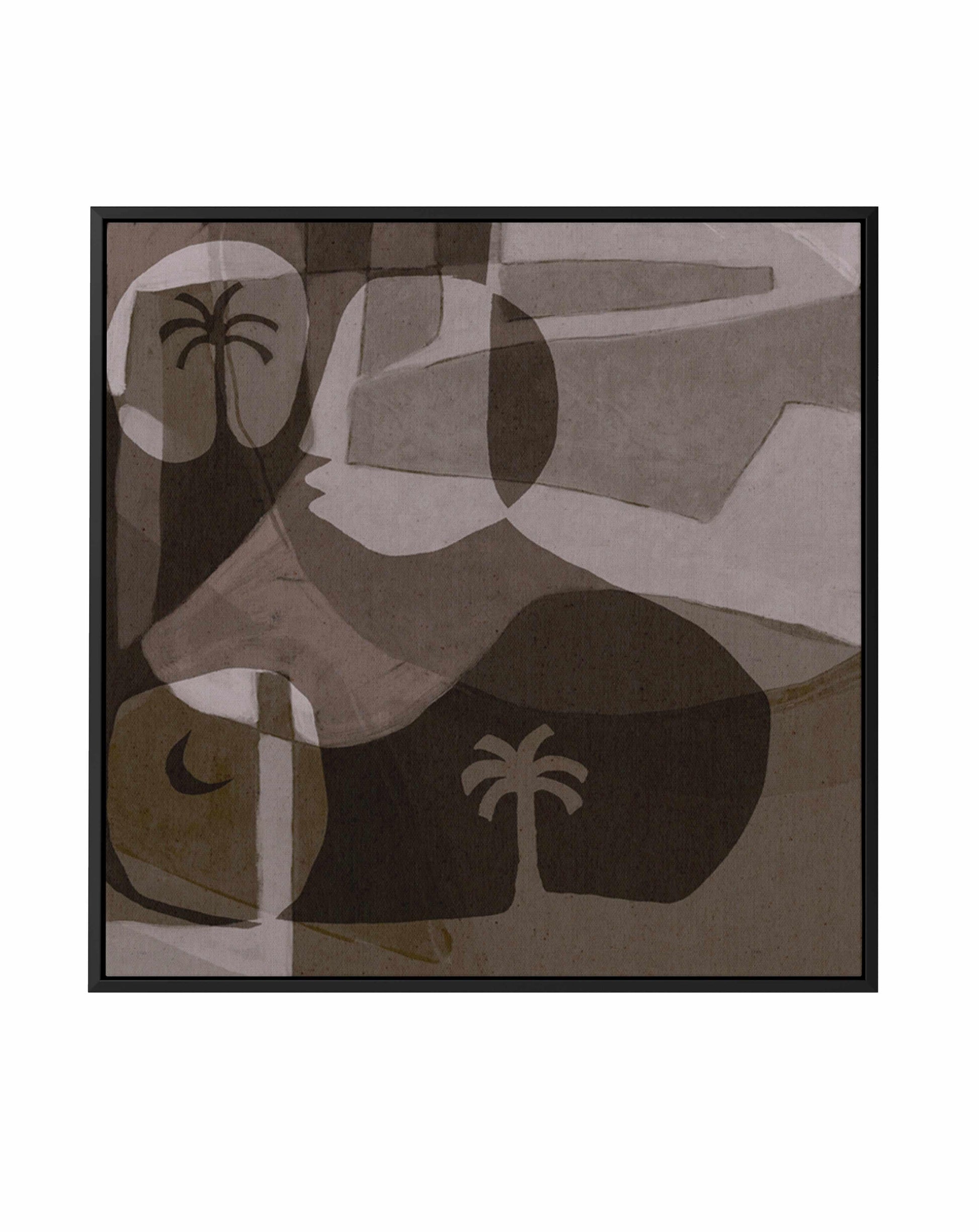 The Quiet Of Being 10 by Shatha Al Dafai | Framed Canvas Art Print from Olive et Oriel where you can shop wallpaper and artworks online