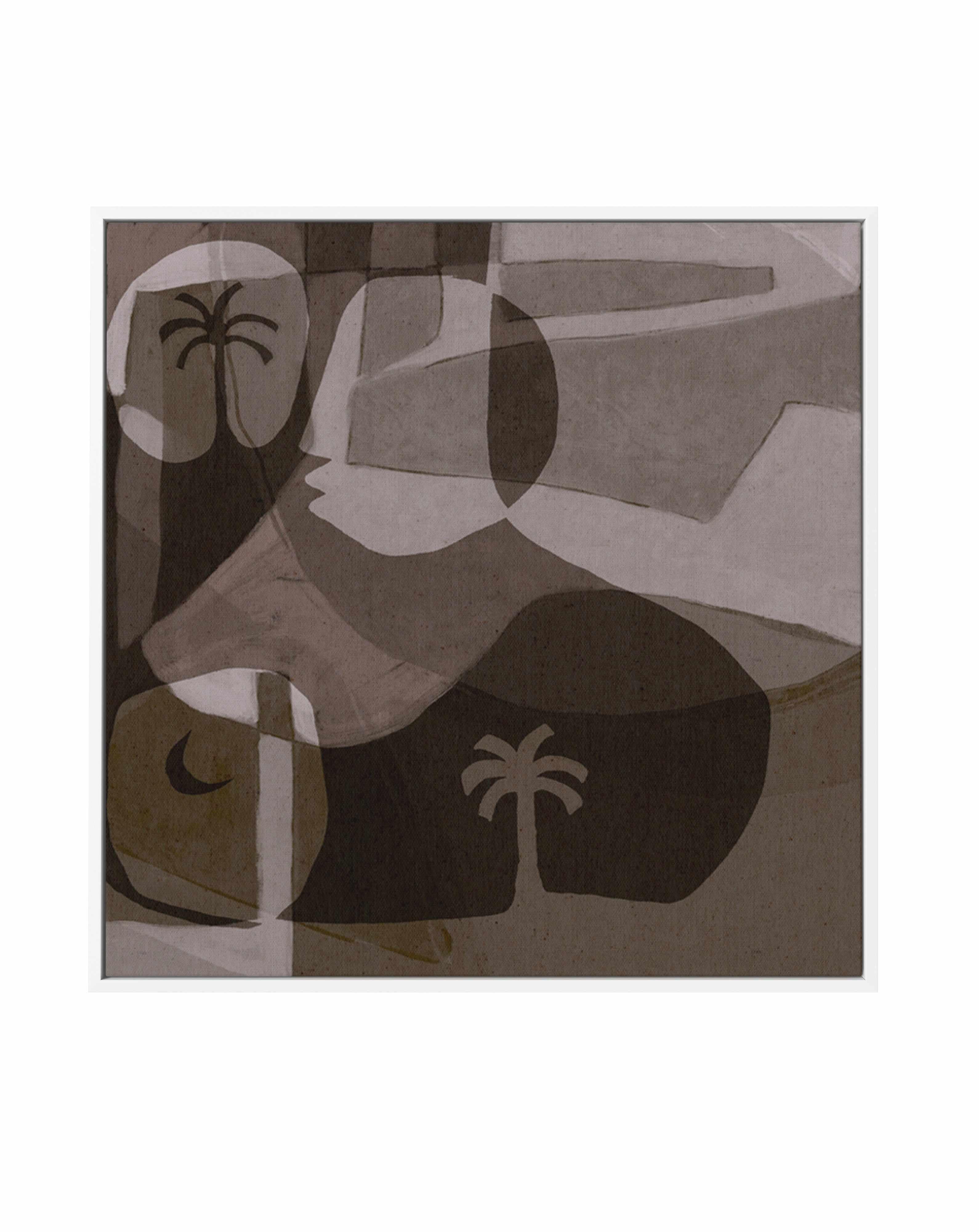 The Quiet Of Being 10 by Shatha Al Dafai | Framed Canvas Art Print from Olive et Oriel where you can shop wallpaper and artworks online