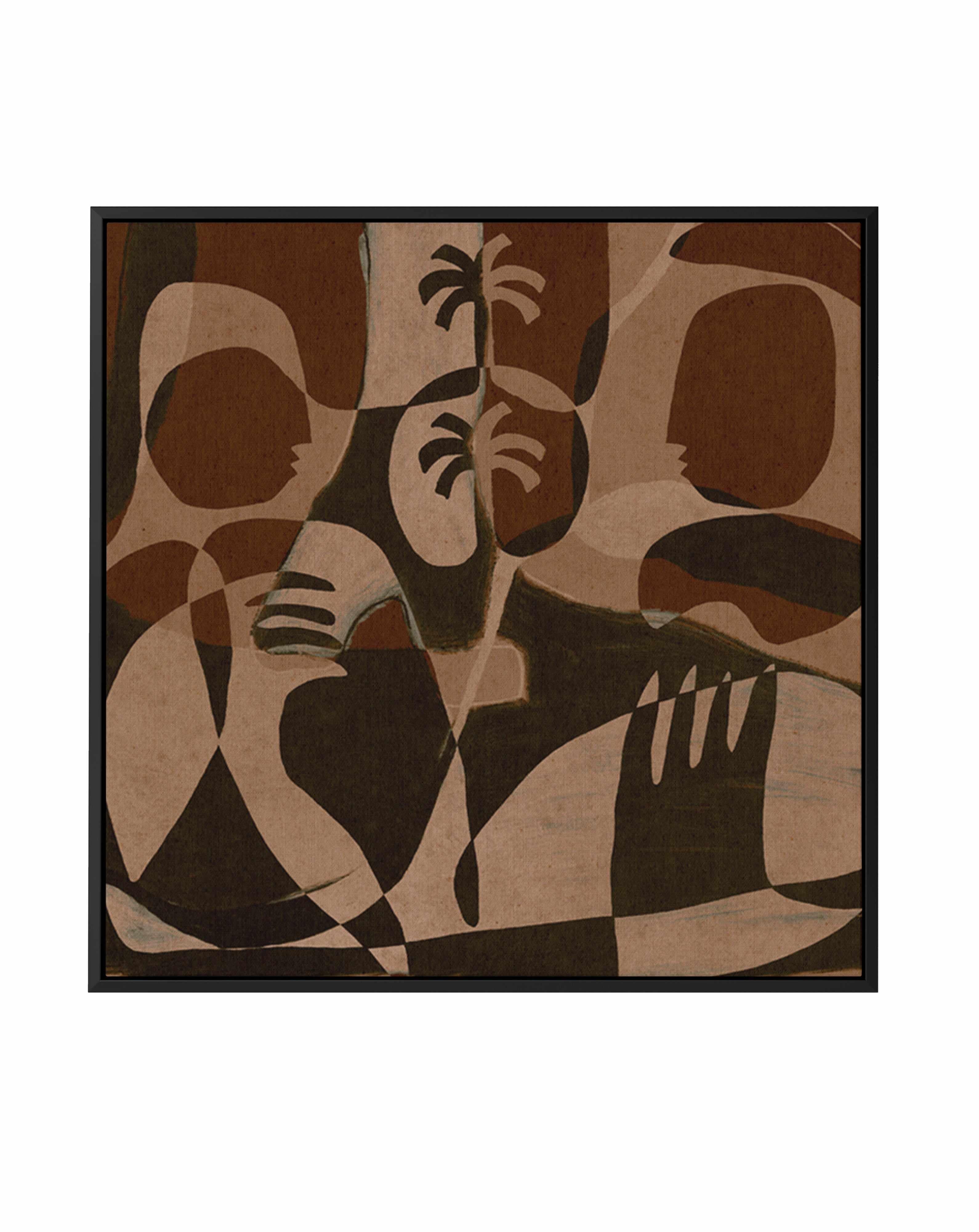 The Quiet Of Being 13 by Shatha Al Dafai | Framed Canvas Art Print from Olive et Oriel where you can shop wallpaper and artworks online