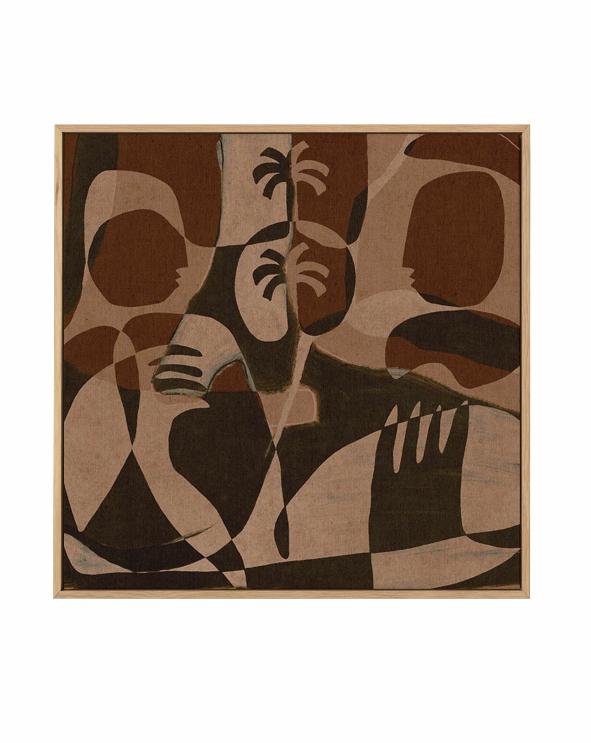 The Quiet Of Being 13 by Shatha Al Dafai | Framed Canvas Art Print from Olive et Oriel where you can shop wallpaper and artworks online