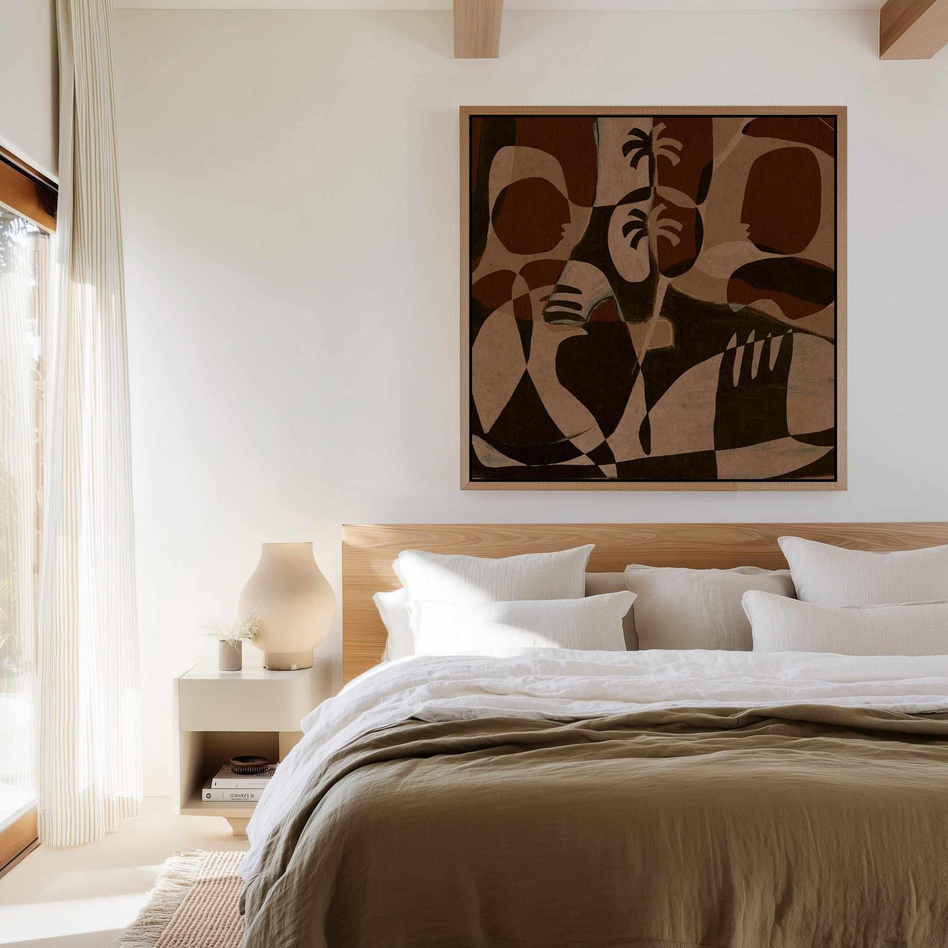 The Quiet Of Being 13 by Shatha Al Dafai | Framed Canvas Art Print from Olive et Oriel where you can shop wallpaper and artworks online