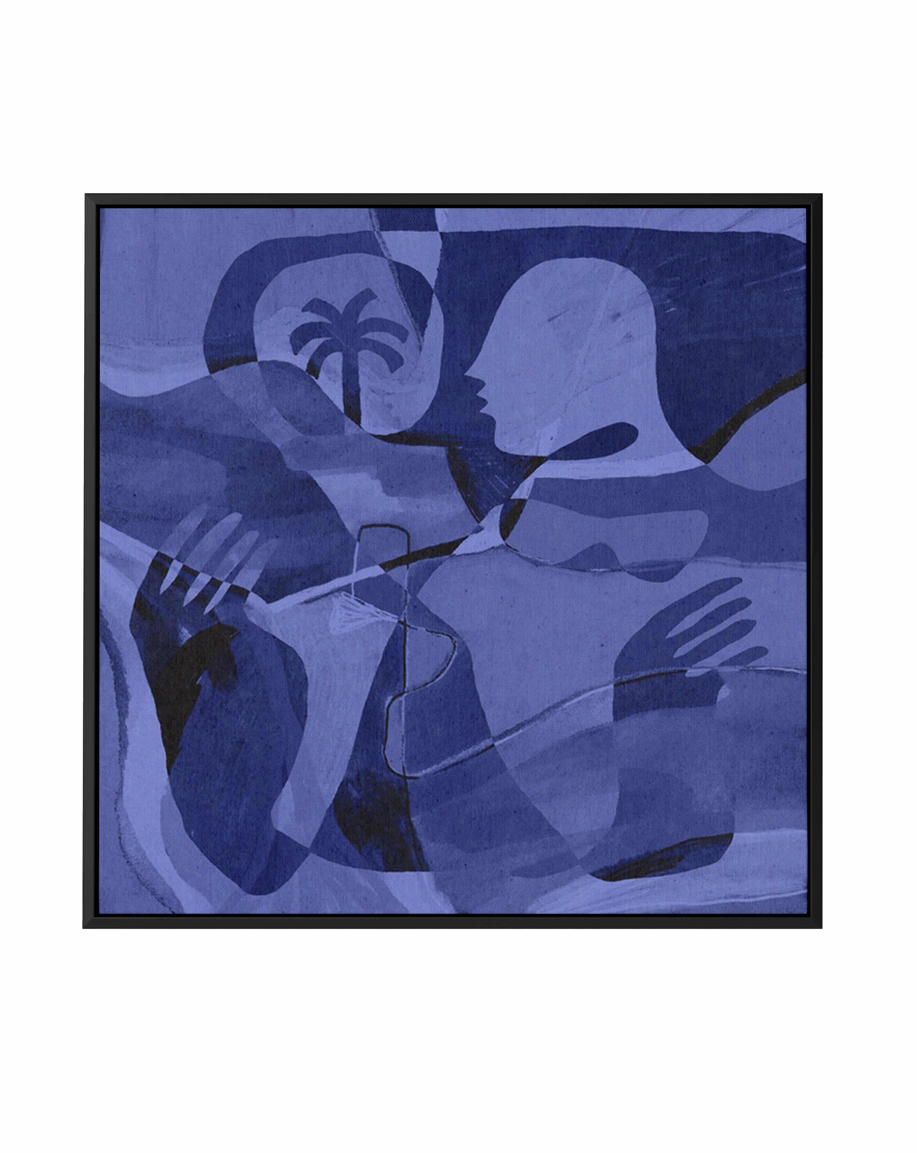 The Quiet Of Being 14 by Shatha Al Dafai | Framed Canvas Art Print from Olive et Oriel where you can shop wallpaper and artworks online