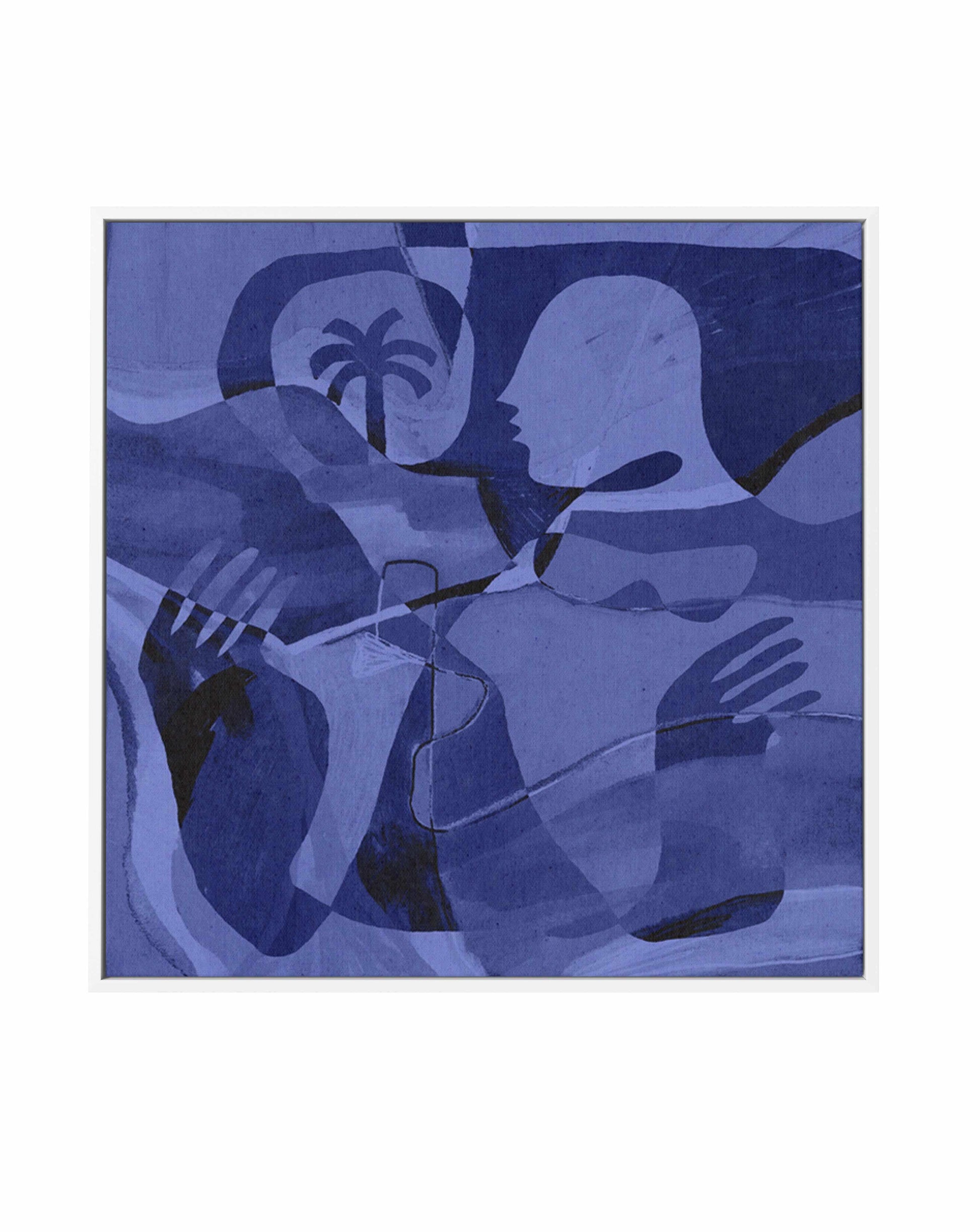 The Quiet Of Being 14 by Shatha Al Dafai | Framed Canvas Art Print from Olive et Oriel where you can shop wallpaper and artworks online