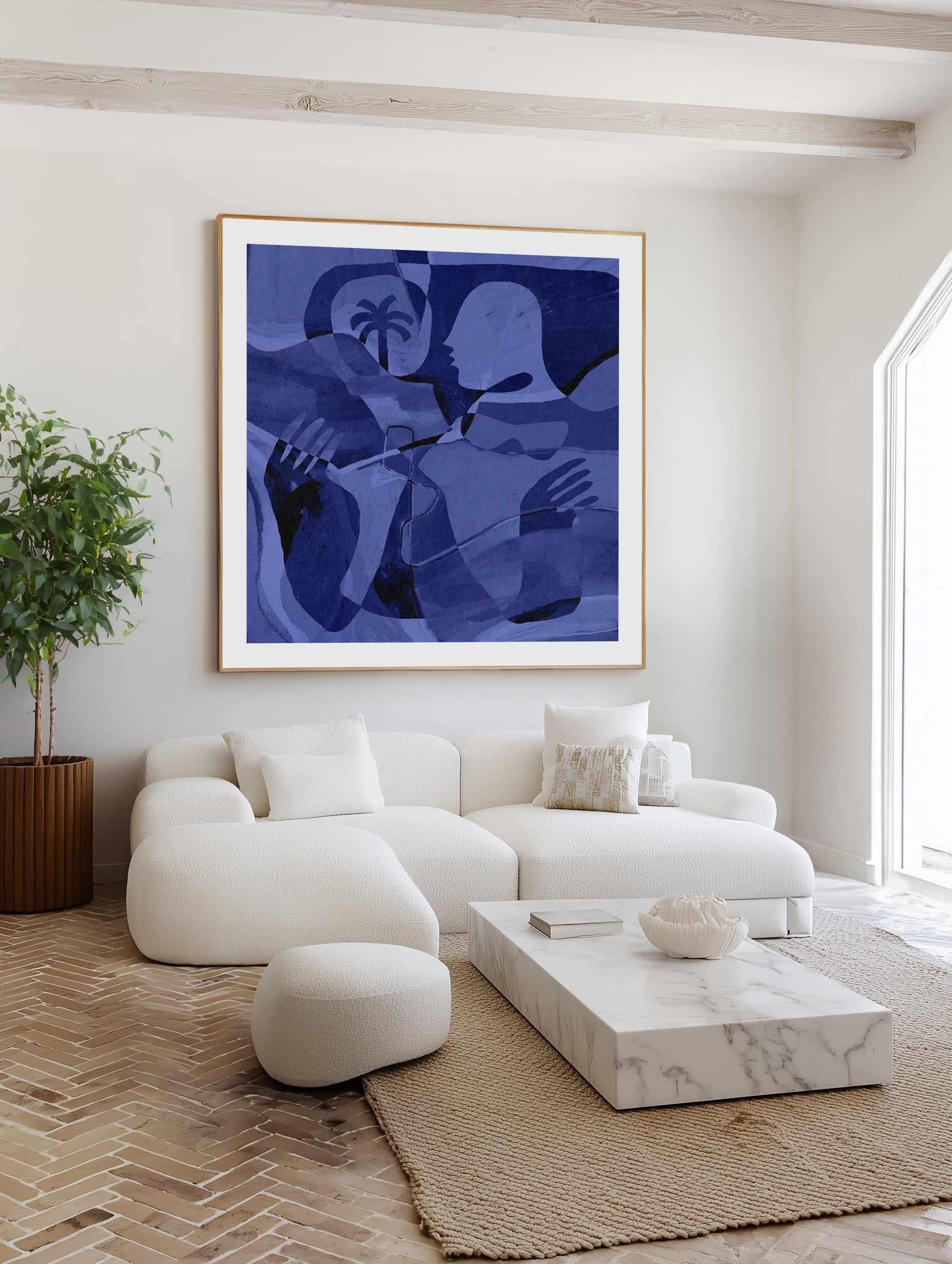 The Quiet Of Being 14 by Shatha Al Dafai | Art Print from Olive et Oriel where you can shop wallpaper and artworks online