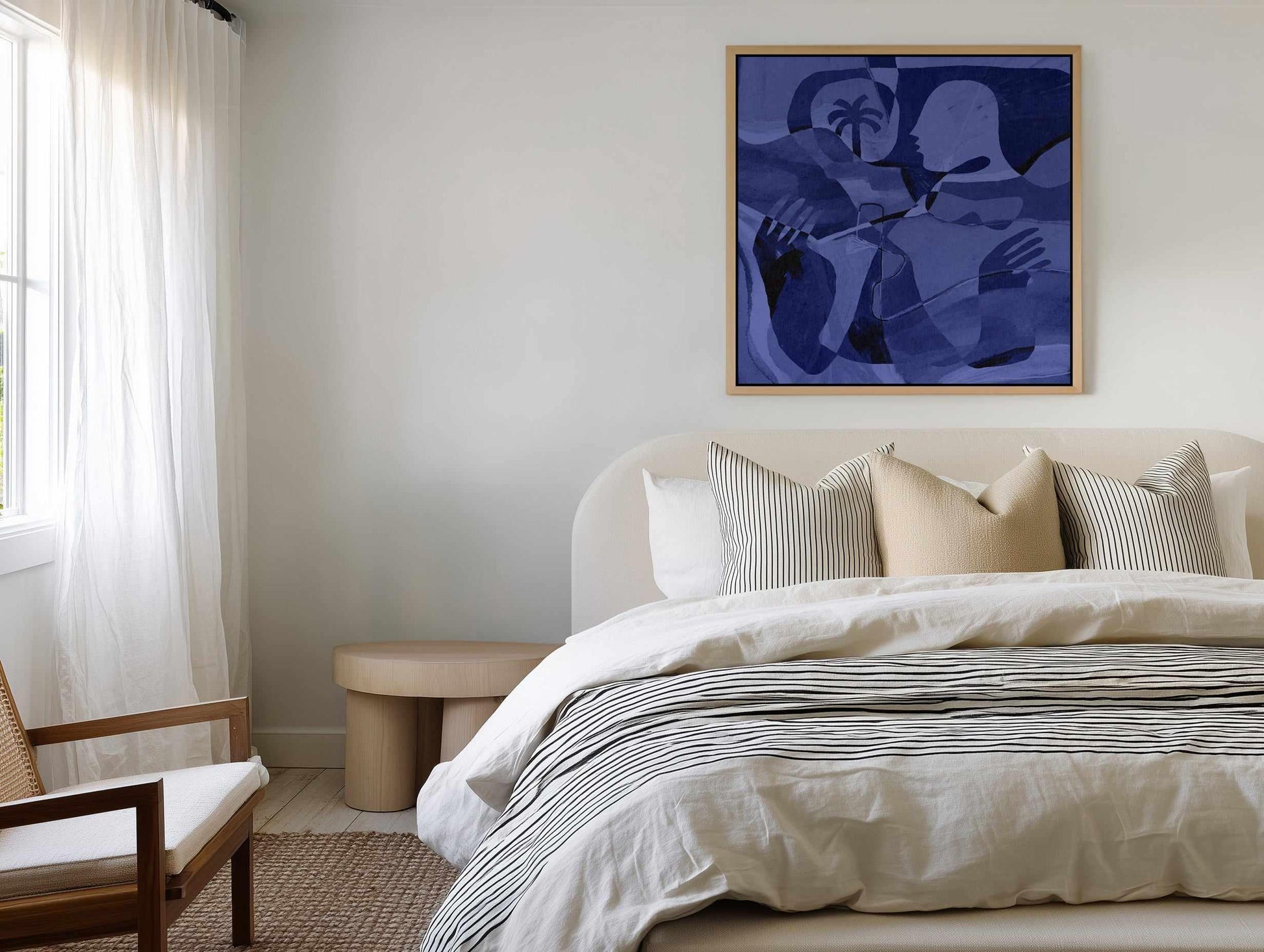 The Quiet Of Being 14 by Shatha Al Dafai | Framed Canvas Art Print from Olive et Oriel where you can shop wallpaper and artworks online
