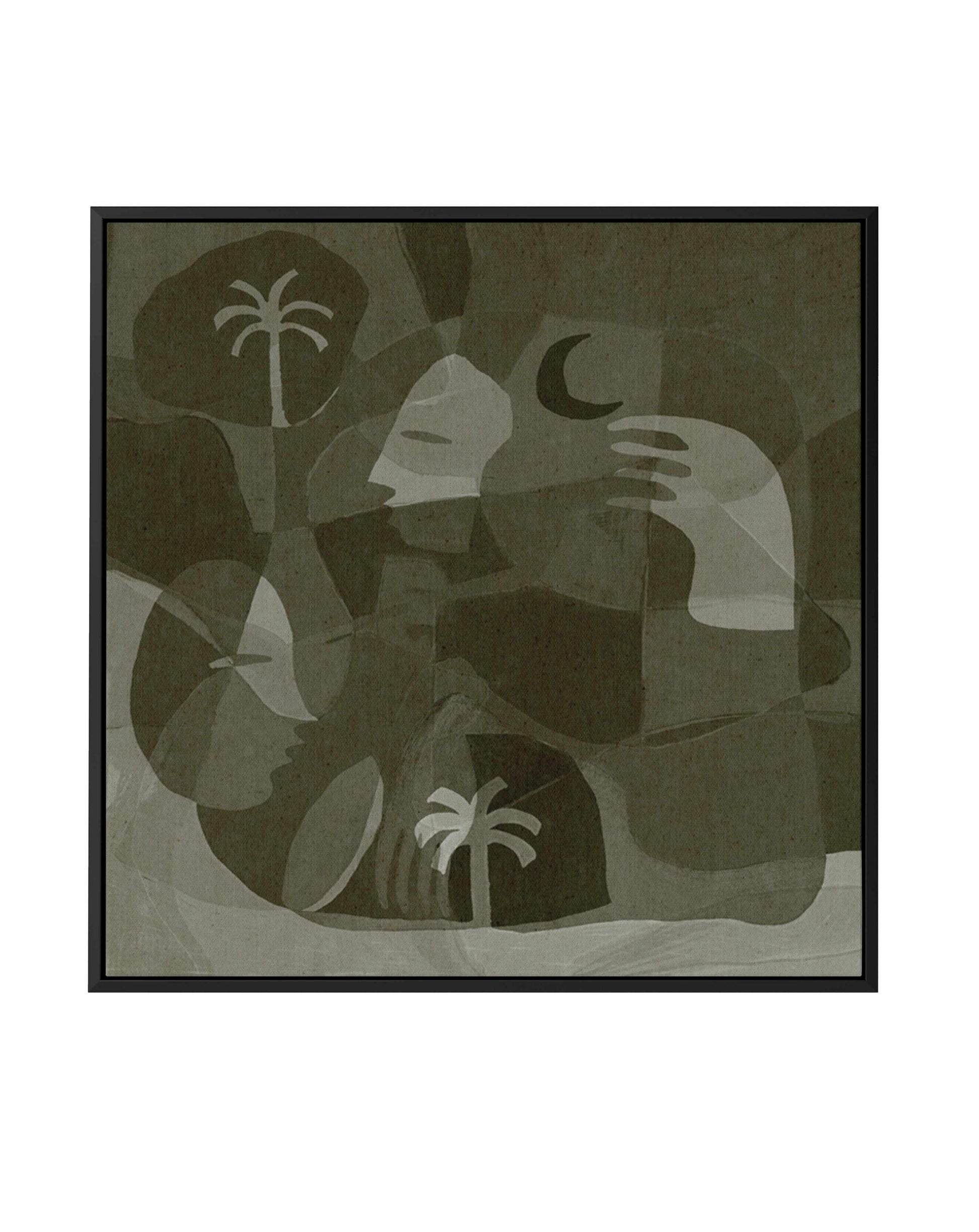 The Quiet Of Being 15 by Shatha Al Dafai | Framed Canvas Art Print from Olive et Oriel where you can shop wallpaper and artworks online