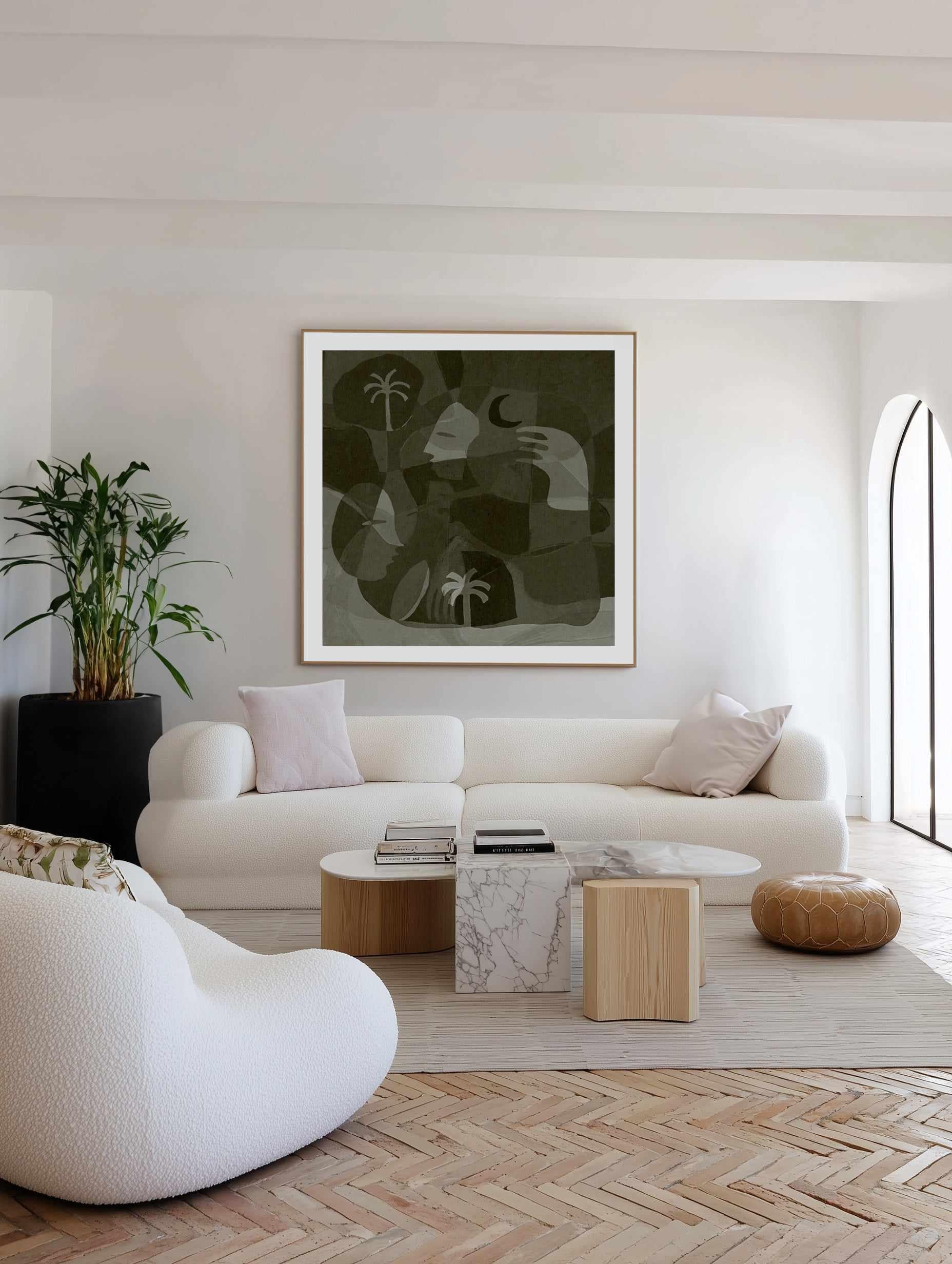 The Quiet Of Being 15 by Shatha Al Dafai | Art Print from Olive et Oriel where you can shop wallpaper and artworks online