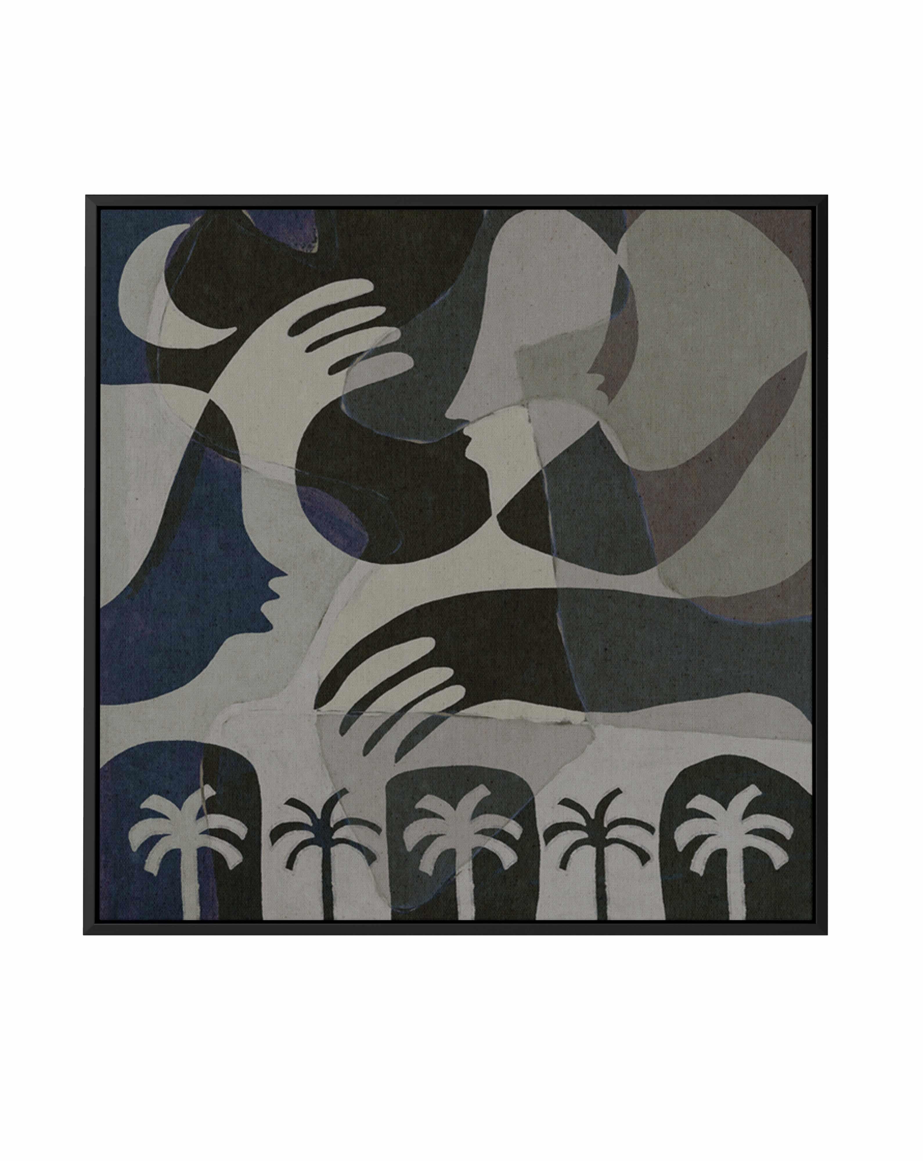 The Quiet Of Being 3 by Shatha Al Dafai | Framed Canvas Art Print from Olive et Oriel where you can shop wallpaper and artworks online