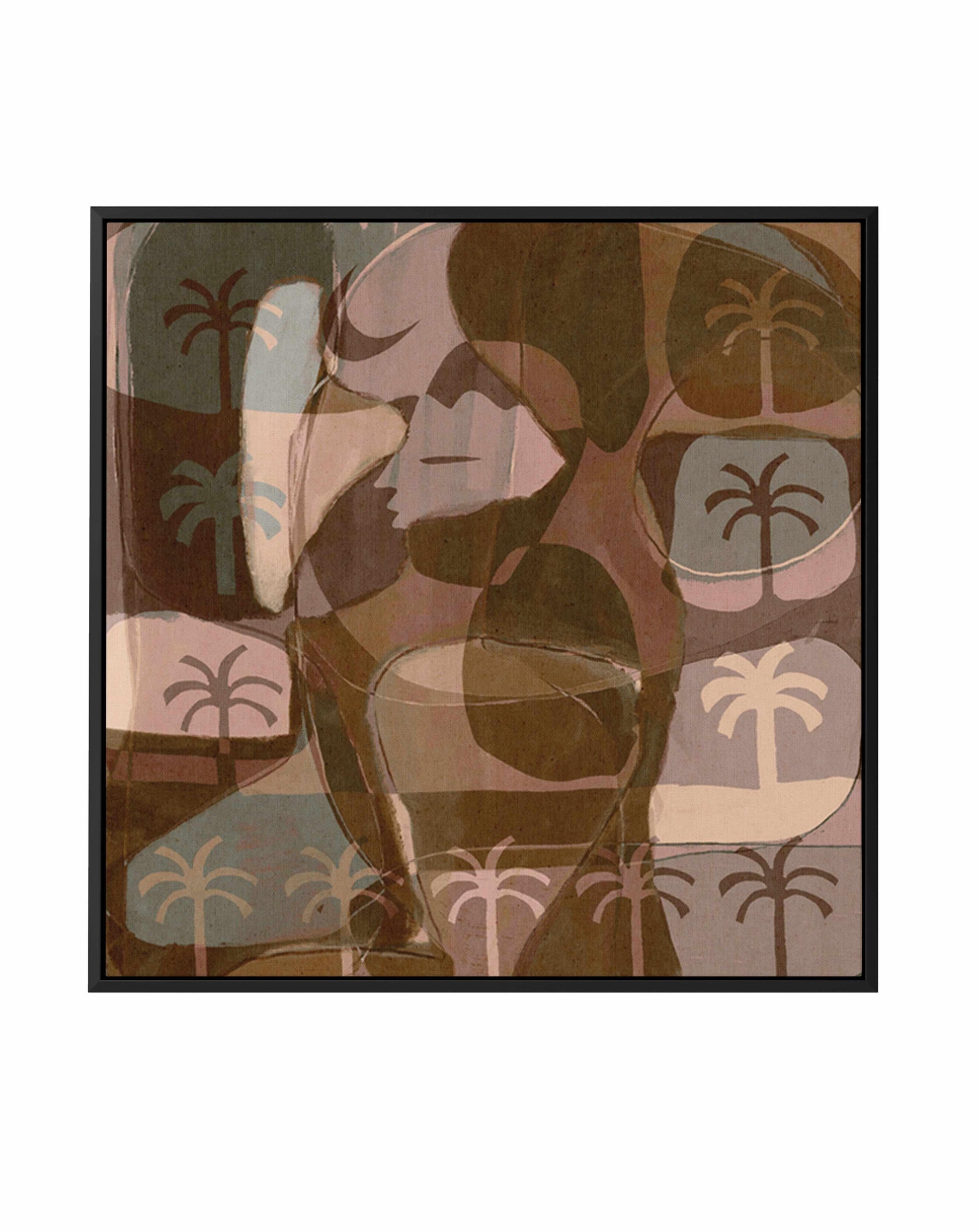 The Quiet Of Being 6 by Shatha Al Dafai | Framed Canvas Art Print from Olive et Oriel where you can shop wallpaper and artworks online