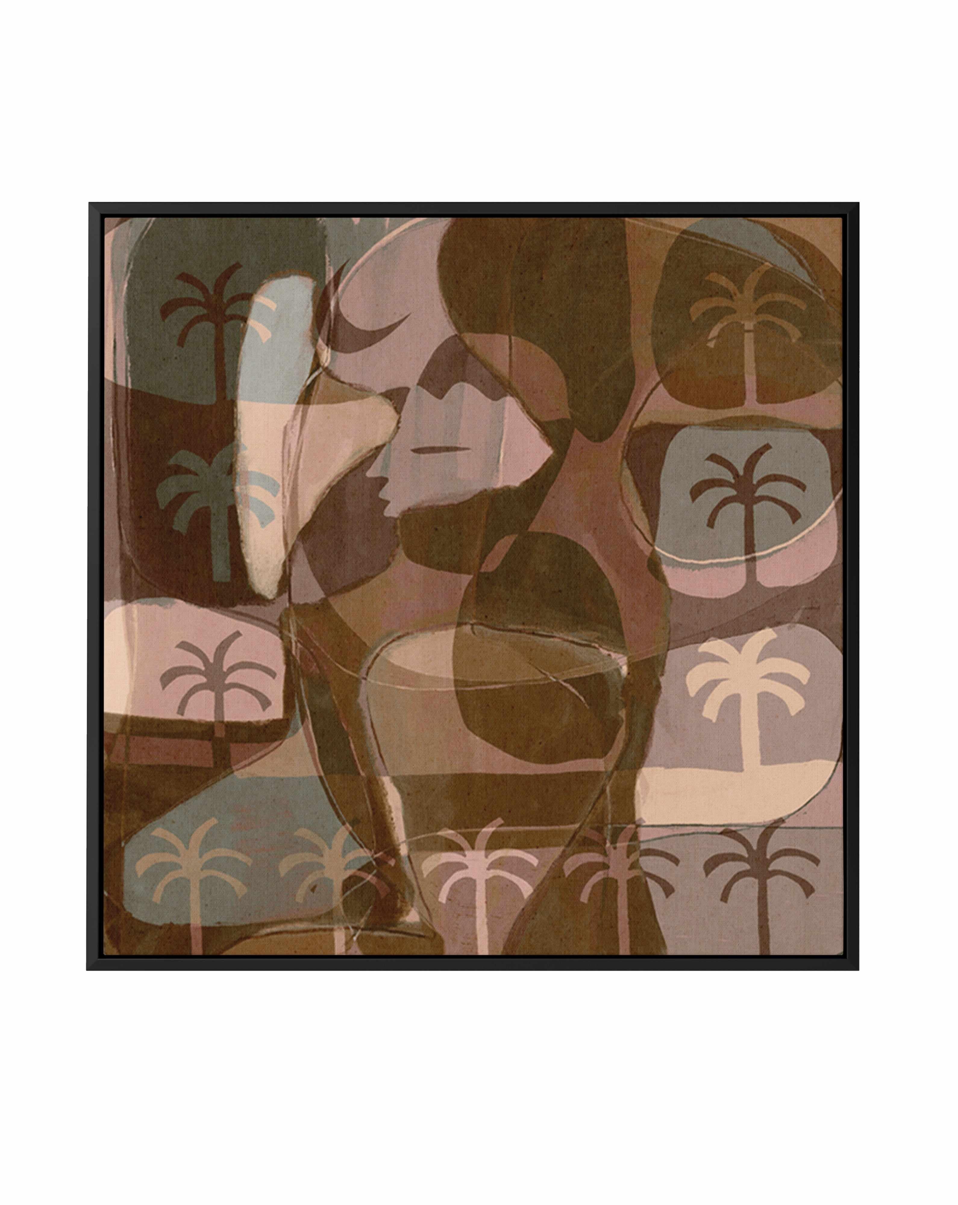 The Quiet Of Being 6 by Shatha Al Dafai | Framed Canvas Art Print from Olive et Oriel where you can shop wallpaper and artworks online