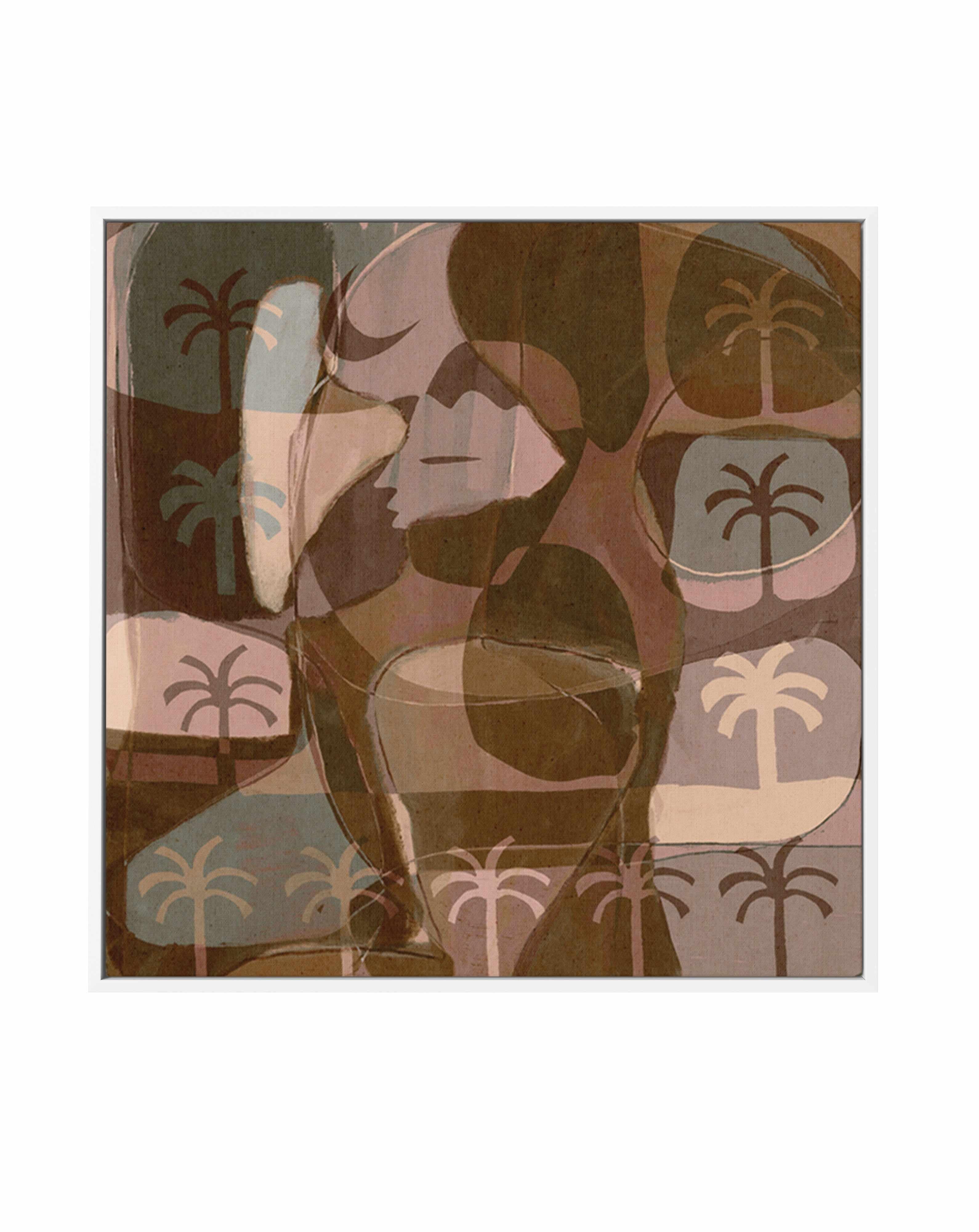 The Quiet Of Being 6 by Shatha Al Dafai | Framed Canvas Art Print from Olive et Oriel where you can shop wallpaper and artworks online