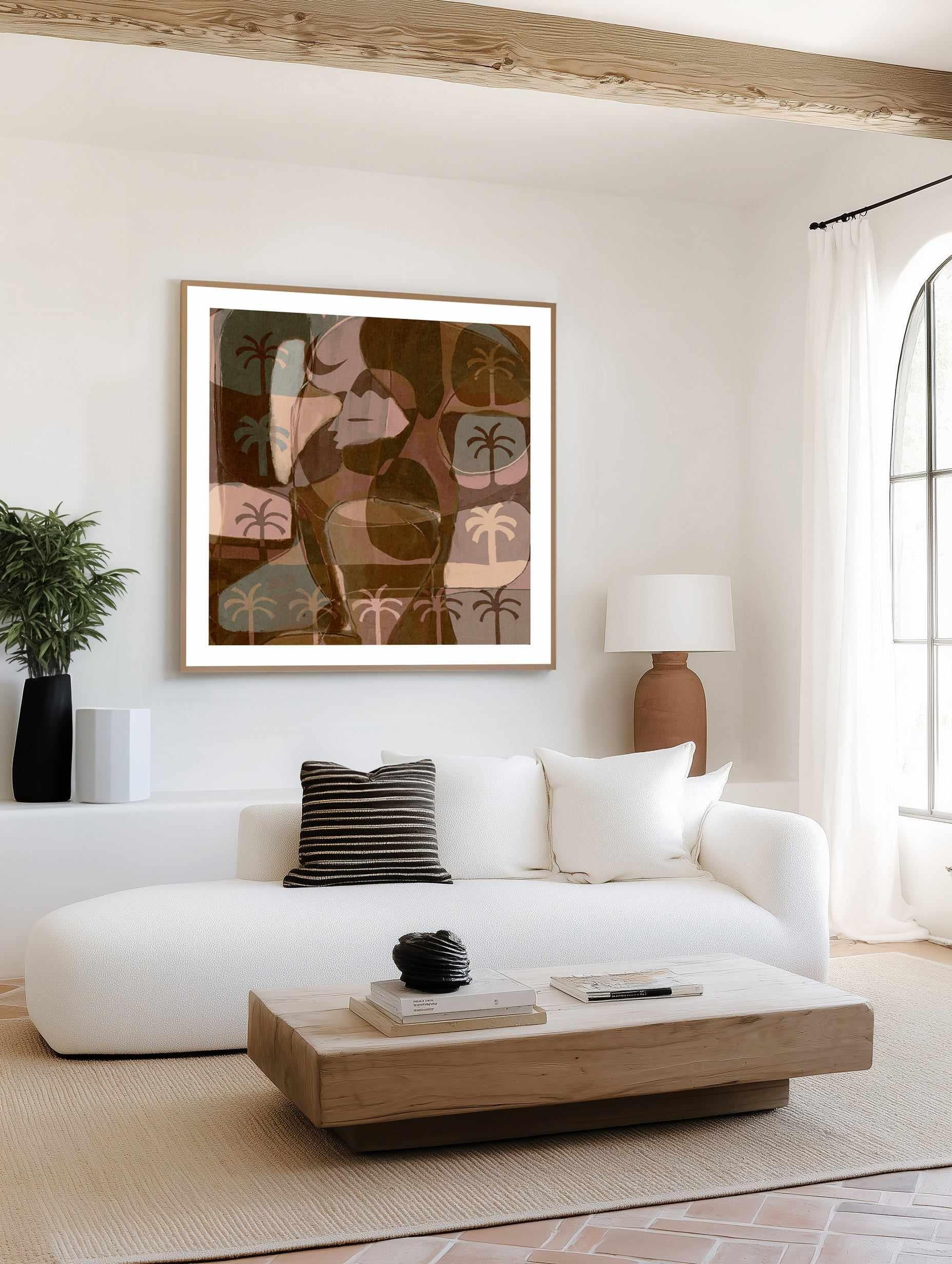 The Quiet Of Being 6 by Shatha Al Dafai | Art Print from Olive et Oriel where you can shop wallpaper and artworks online