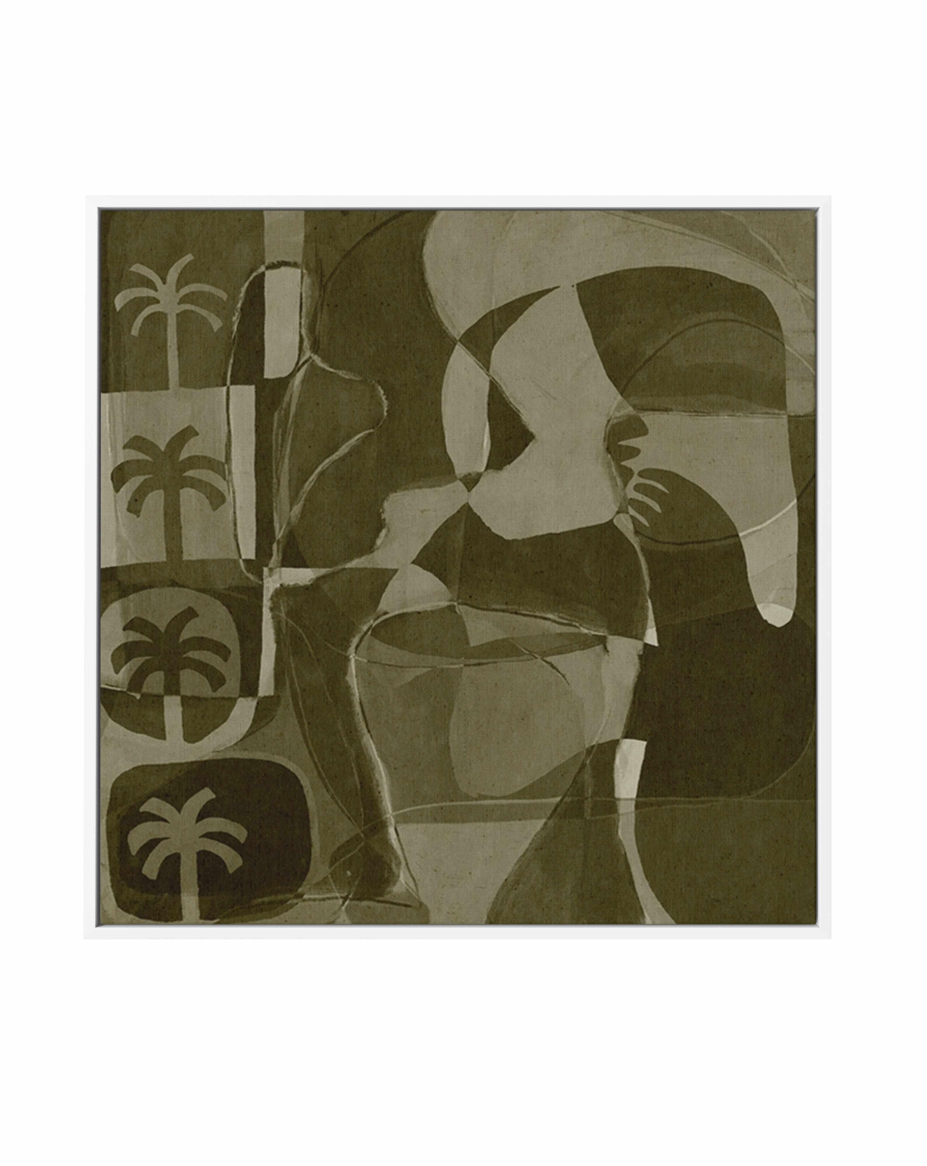 The Quiet Of Being 7 by Shatha Al Dafai | Framed Canvas Art Print from Olive et Oriel where you can shop wallpaper and artworks online