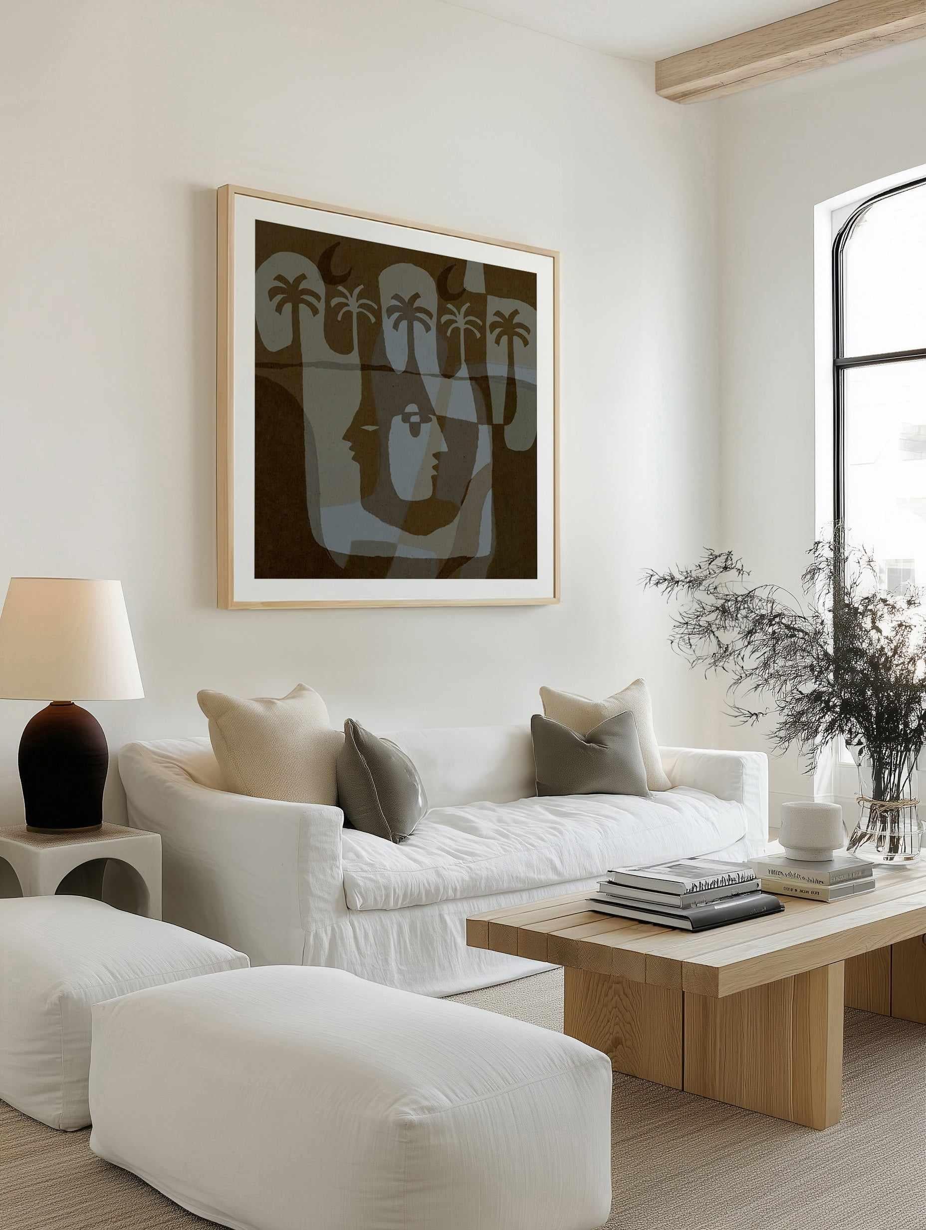 The Quiet Of Being 8 by Shatha Al Dafai | Art Print from Olive et Oriel where you can shop wallpaper and artworks online