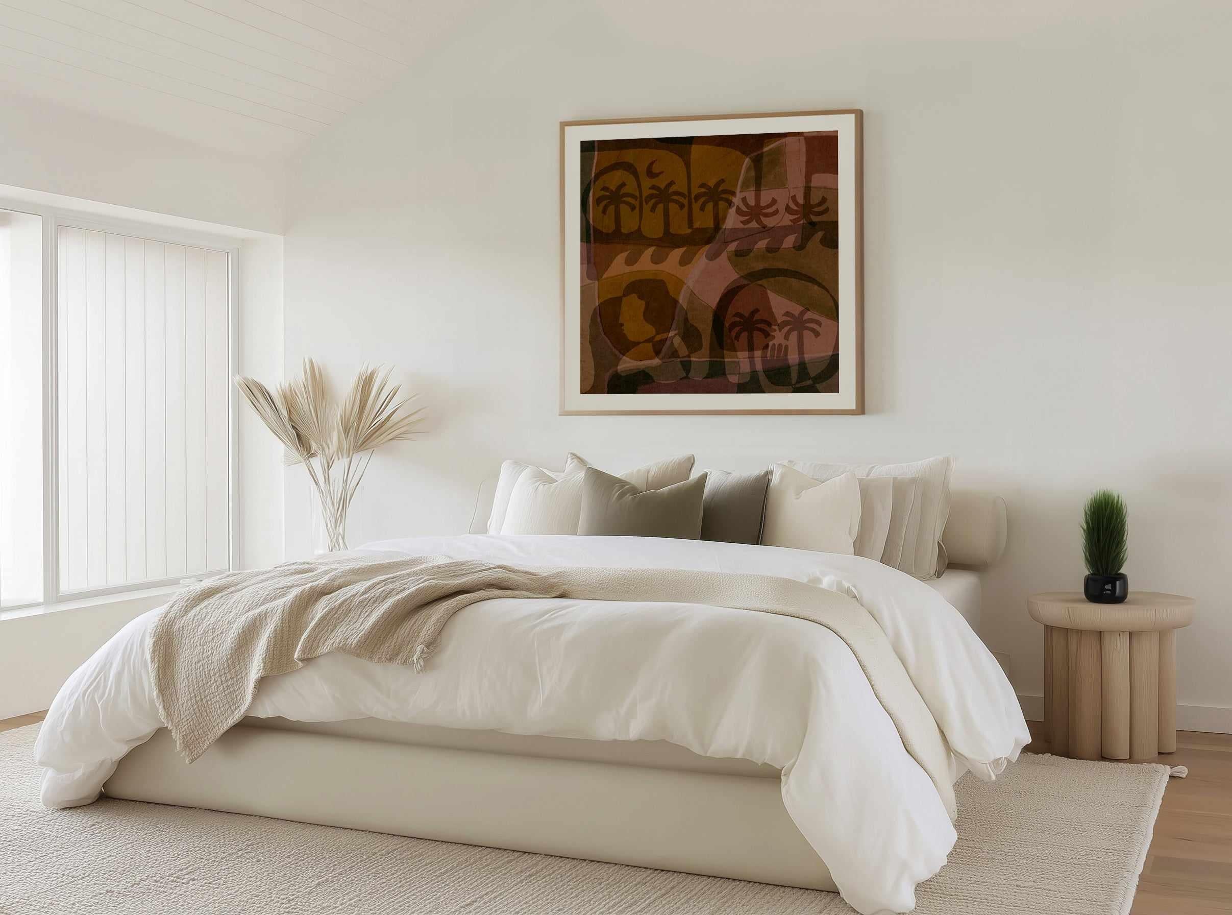 The Quiet Of Being 9 by Shatha Al Dafai | Art Print from Olive et Oriel where you can shop wallpaper and artworks online