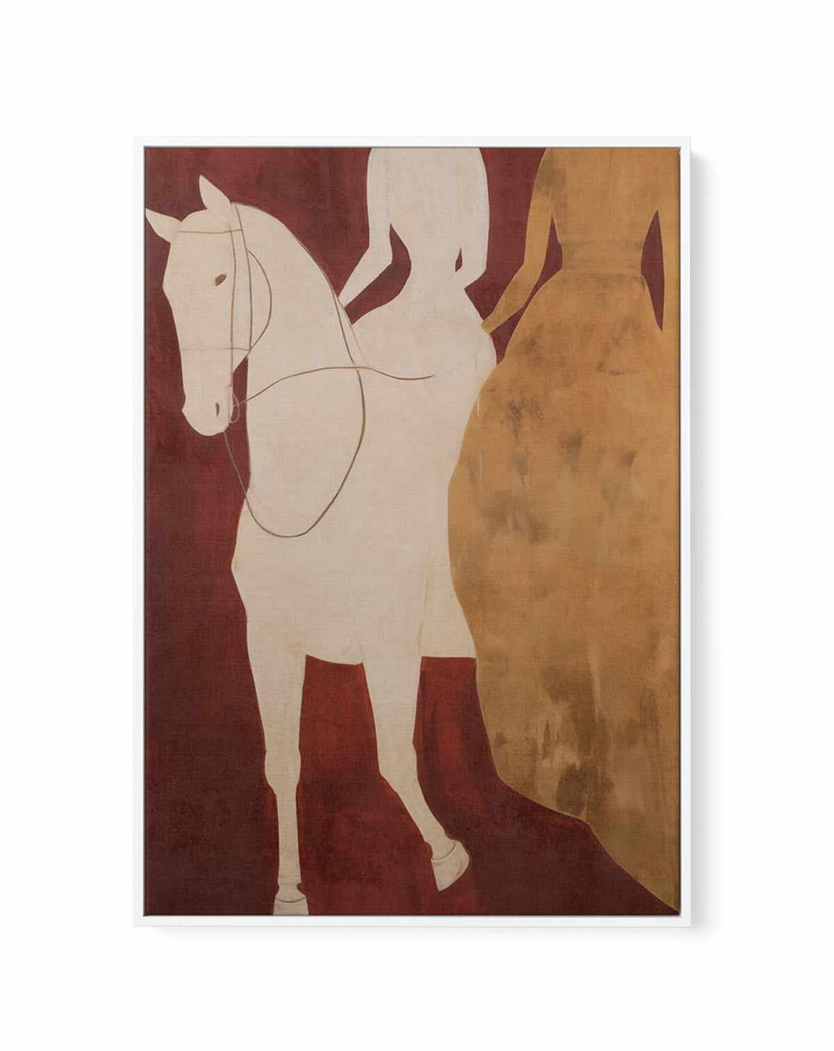 The Riders I | Framed Canvas Art Print from Olive et Oriel where you can shop wallpaper and artworks online