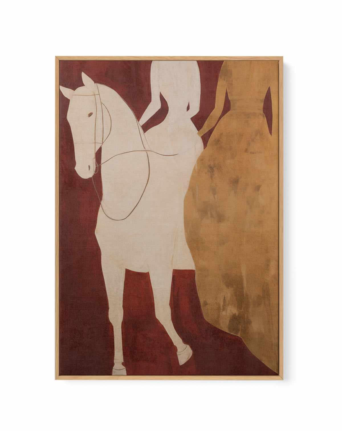 The Riders I | Framed Canvas Art Print from Olive et Oriel where you can shop wallpaper and artworks online