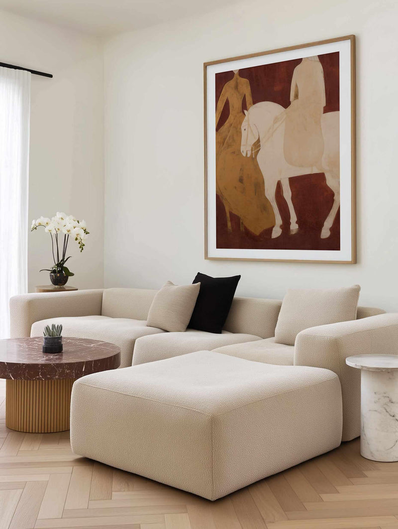 The Riders I | Art Print from Olive et Oriel where you can shop wallpaper and artworks online