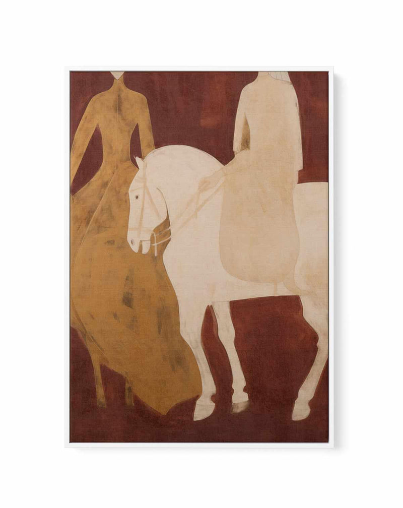 The Riders II | Framed Canvas Art Print from Olive et Oriel where you can shop wallpaper and artworks online