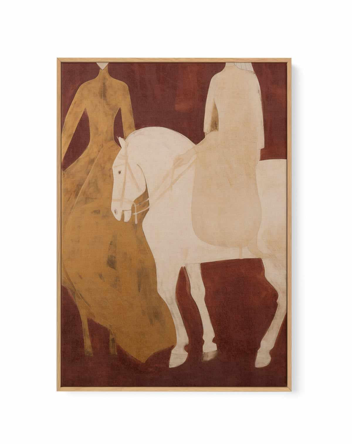 The Riders II | Framed Canvas Art Print from Olive et Oriel where you can shop wallpaper and artworks online