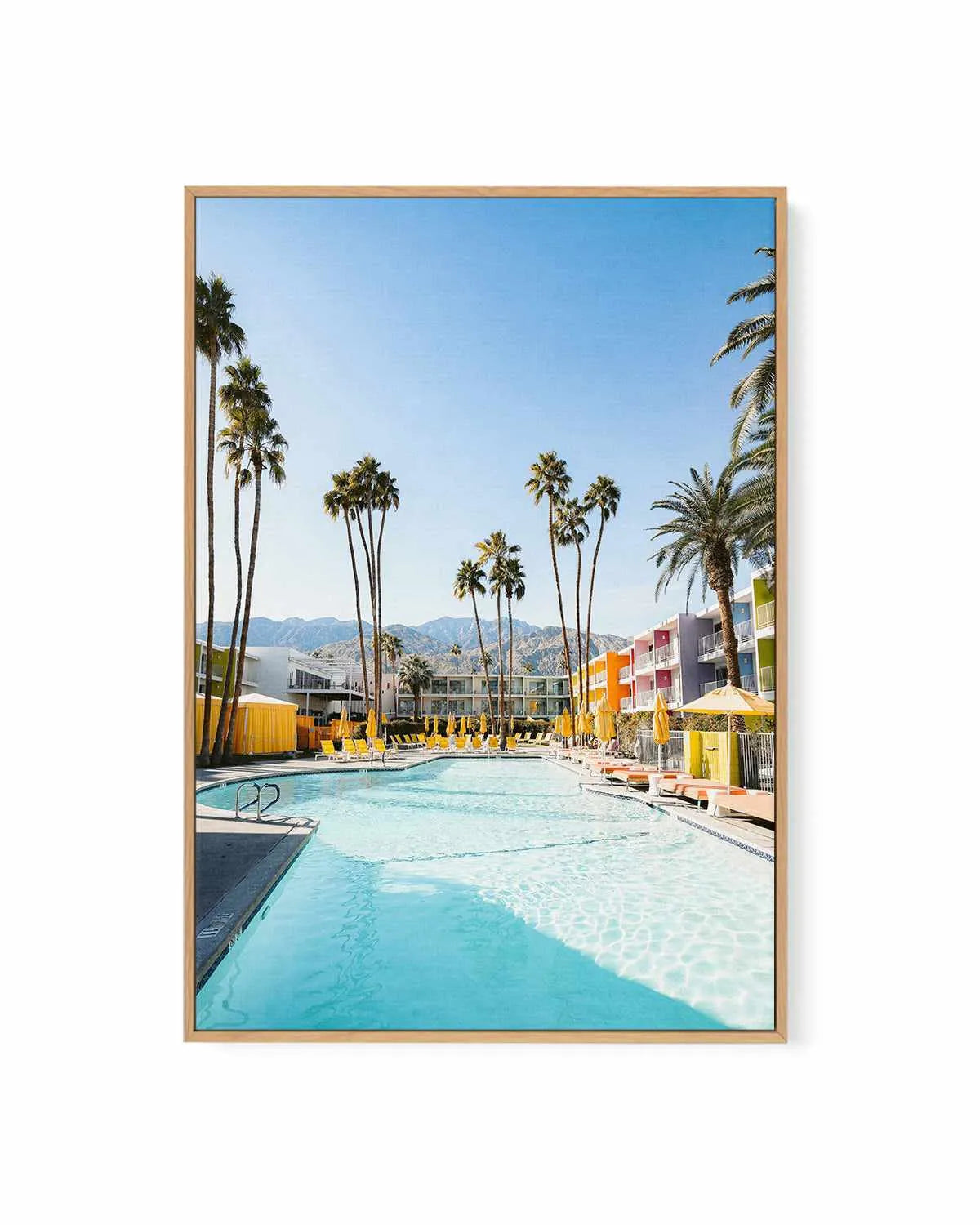The Saguaro Palm Springs by Finn Skagn | Framed Canvas Art Print from Olive et Oriel where you can shop wallpaper and artworks online