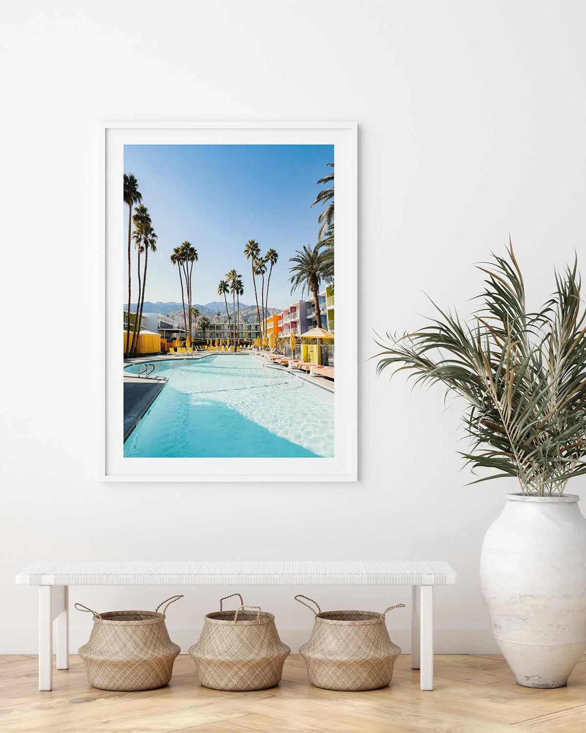 The Saguaro Palm Springs by Finn Skagn Art Print from Olive et Oriel where you can shop wallpaper and artworks online