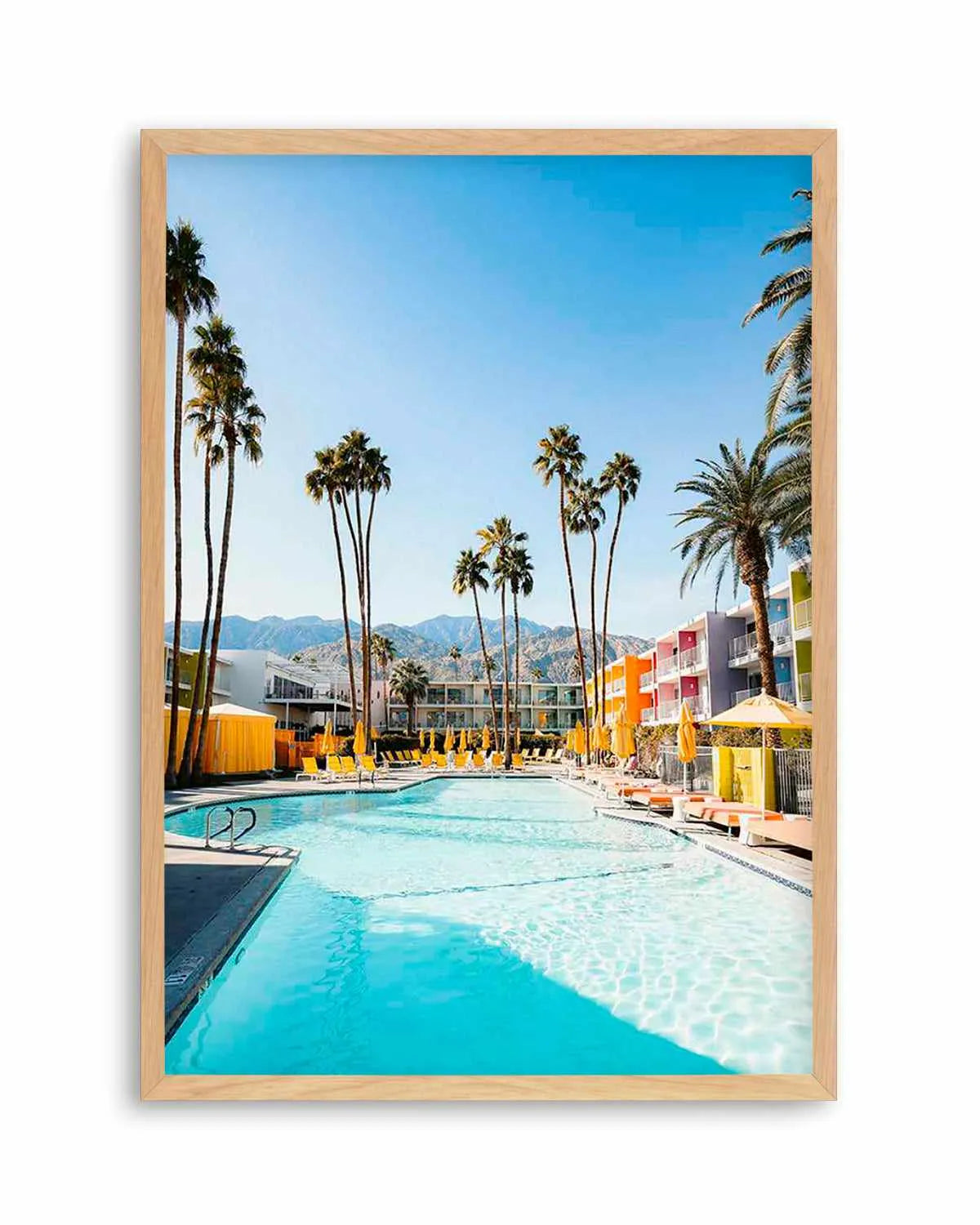 The Saguaro Palm Springs by Finn Skagn Art Print from Olive et Oriel where you can shop wallpaper and artworks online