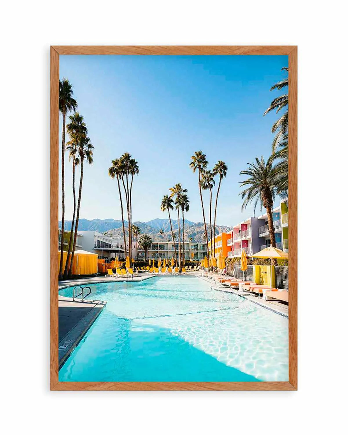 The Saguaro Palm Springs by Finn Skagn Art Print from Olive et Oriel where you can shop wallpaper and artworks online