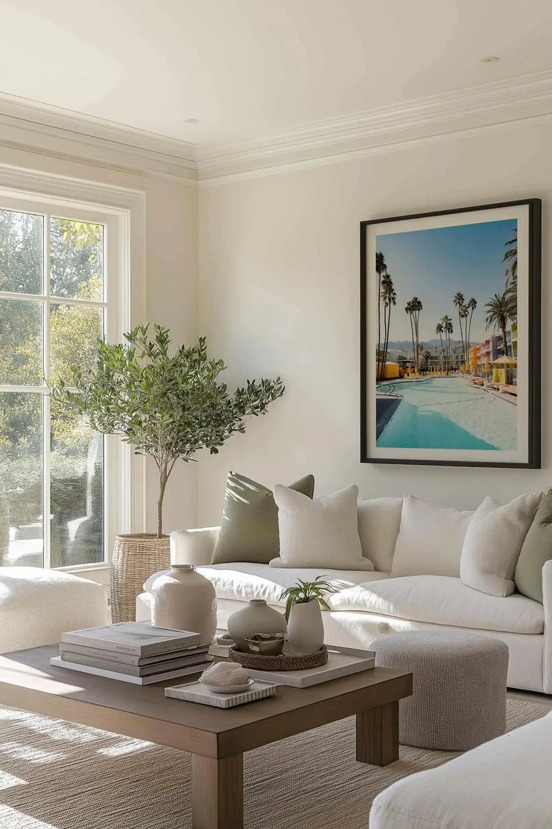 The Saguaro Palm Springs by Finn Skagn Art Print from Olive et Oriel where you can shop wallpaper and artworks online