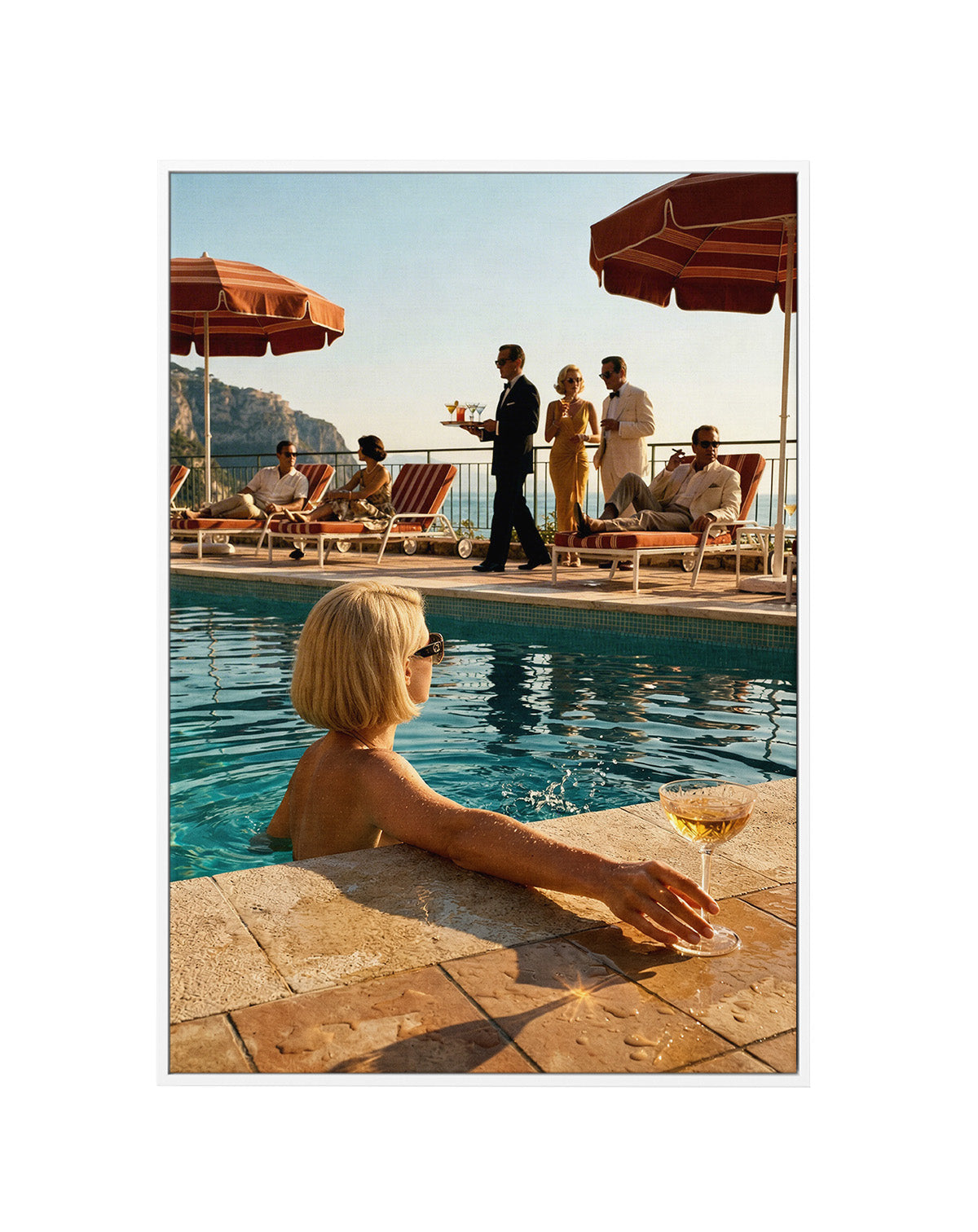 The Scene | Framed Canvas Art Print