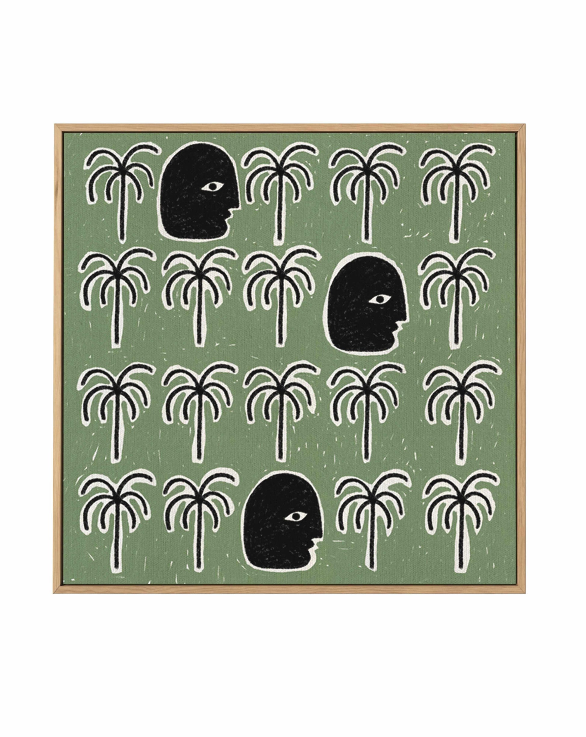 The Song of Spirits by Shatha Al Dafai | Framed Canvas Art Print from Olive et Oriel where you can shop wallpaper and artworks online