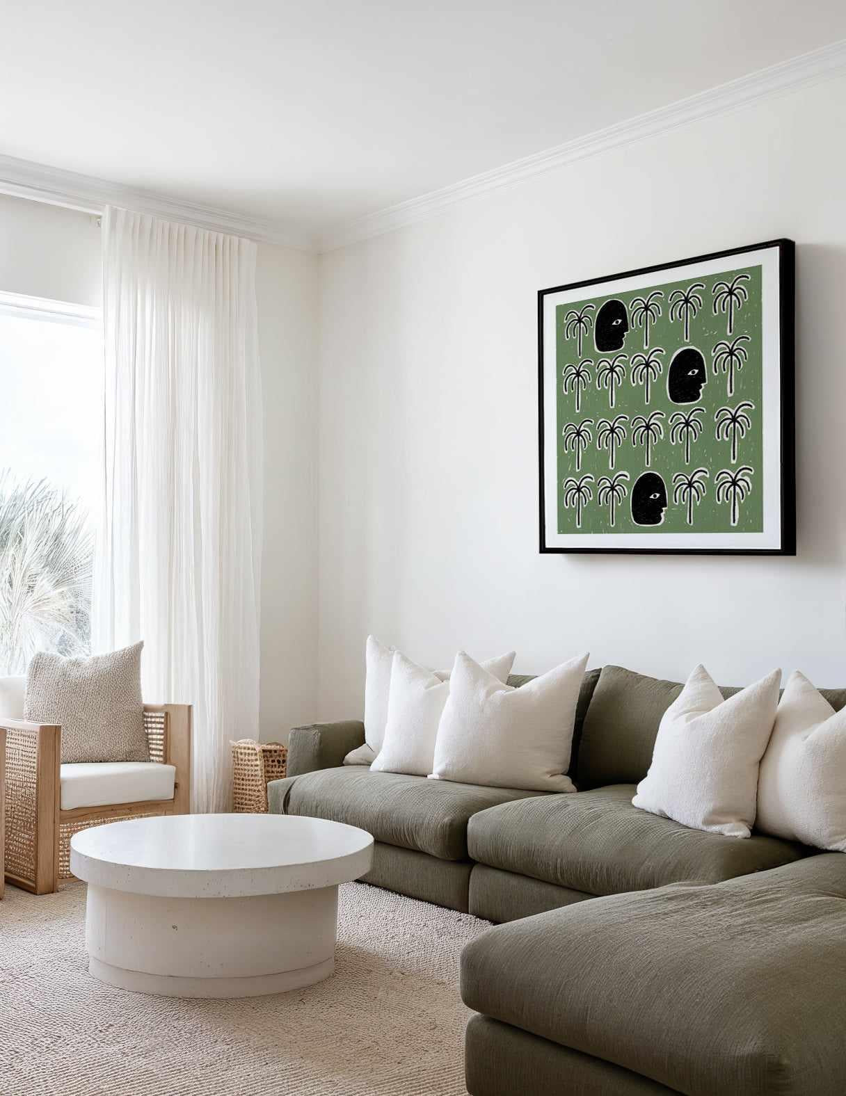 The Song of Spirits by Shatha Al Dafai | Art Print from Olive et Oriel where you can shop wallpaper and artworks online