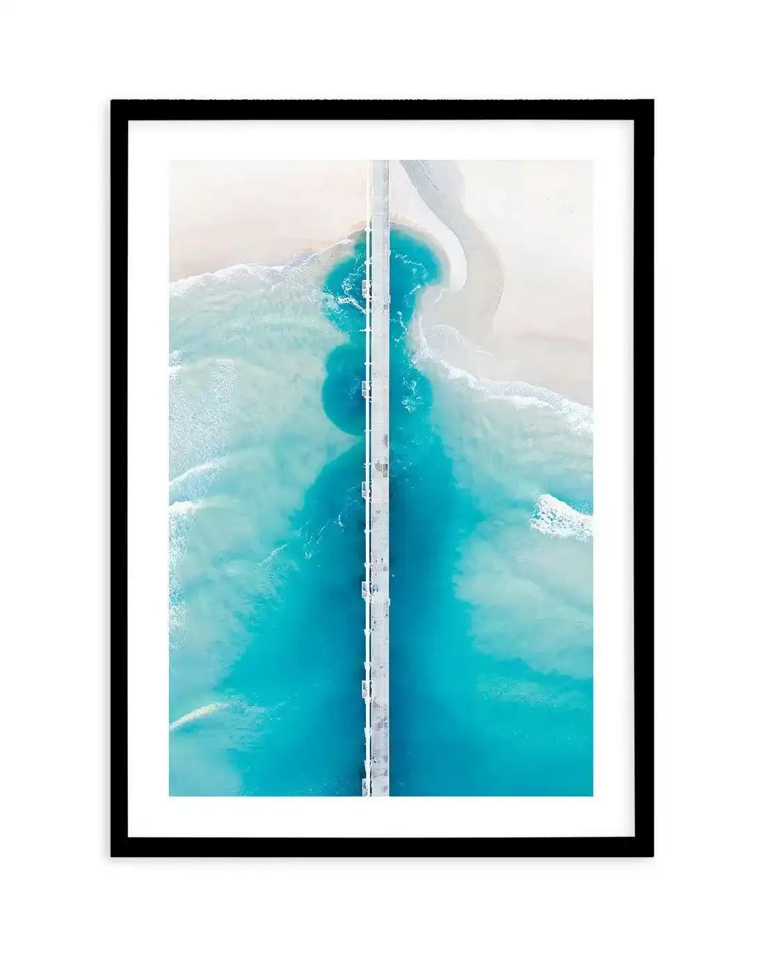 The Spit | Gold Coast Art Print-PRINT-Olive et Oriel-Olive et Oriel-A5 | 5.8" x 8.3" | 14.8 x 21cm-Black-With White Border-Buy-Australian-Art-Prints-Online-with-Olive-et-Oriel-Your-Artwork-Specialists-Austrailia-Decorate-With-Coastal-Photo-Wall-Art-Prints-From-Our-Beach-House-Artwork-Collection-Fine-Poster-and-Framed-Artwork