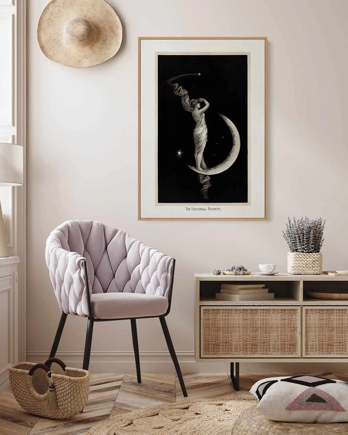 The Universal Favourite Vintage Poster | Framed Canvas Art Print from Olive et Oriel where you can shop wallpaper and artworks online