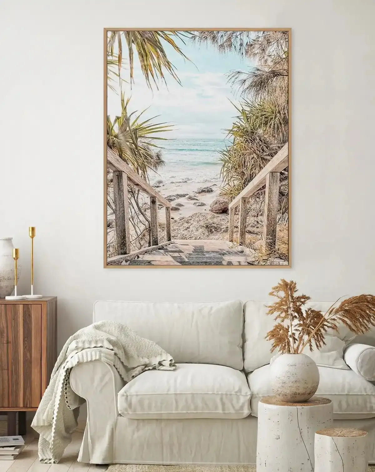 The View | Wategos | Framed Canvas-CANVAS-You can shop wall art online with Olive et Oriel for everything from abstract art to fun kids wall art. Our beautiful modern art prints and canvas art are available from large canvas prints to wall art paintings and our proudly Australian artwork collection offers only the highest quality framed large wall art and canvas art Australia - You can buy fashion photography prints or Hampton print posters and paintings on canvas from Olive et Oriel and have th