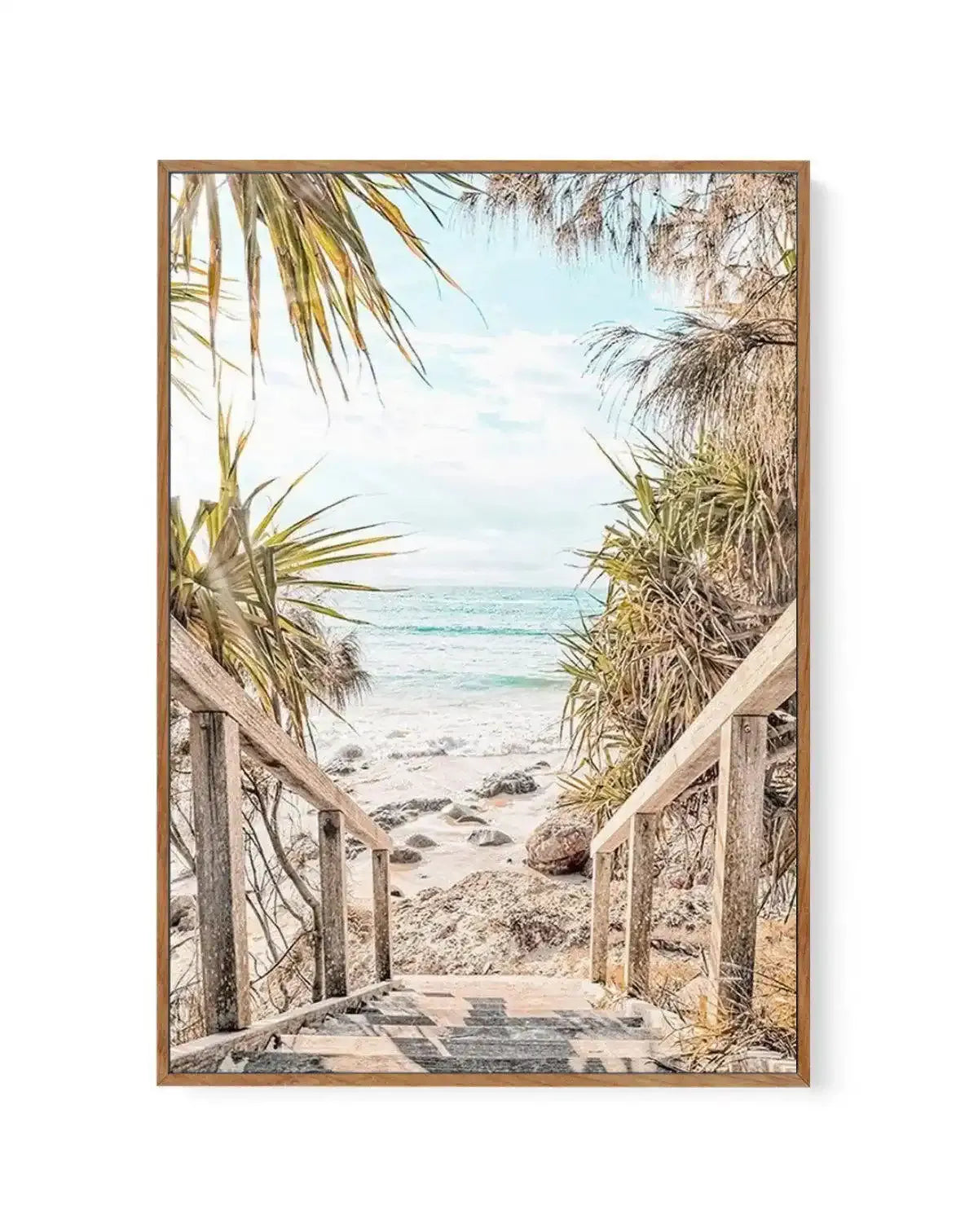 The View | Wategos | Framed Canvas-CANVAS-You can shop wall art online with Olive et Oriel for everything from abstract art to fun kids wall art. Our beautiful modern art prints and canvas art are available from large canvas prints to wall art paintings and our proudly Australian artwork collection offers only the highest quality framed large wall art and canvas art Australia - You can buy fashion photography prints or Hampton print posters and paintings on canvas from Olive et Oriel and have th