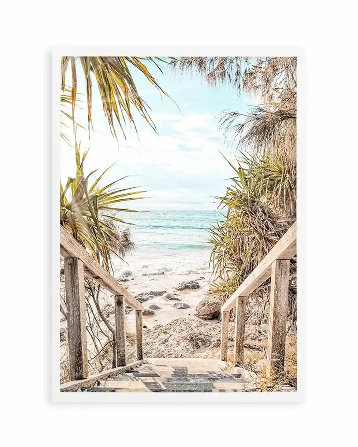 The View | Wategos Beach Art Print from Olive et Oriel where you can shop wallpaper and artworks online